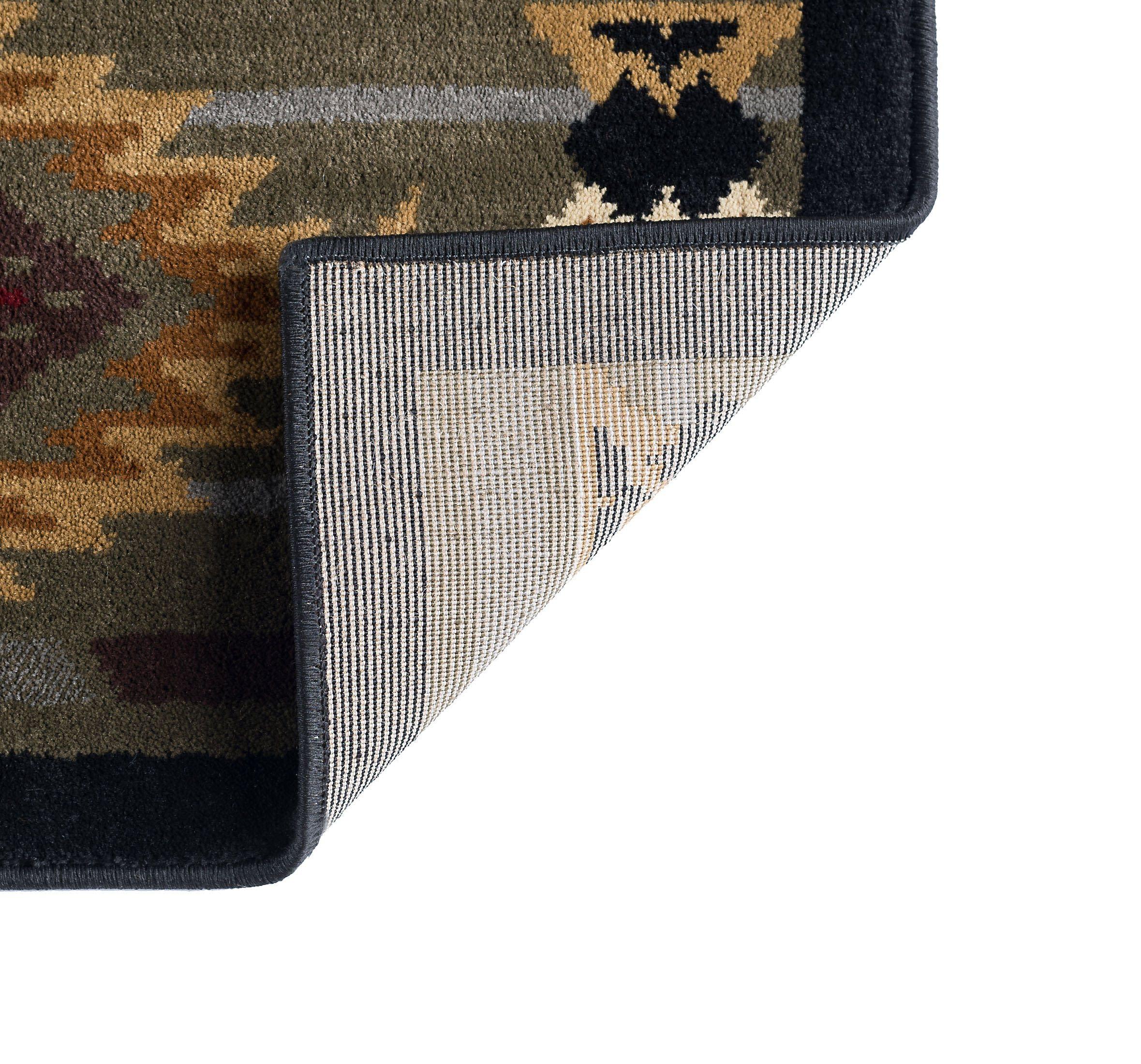 Nature Novelty 4' x 5' Multi-Color Polypropylene Indoor Area Rug
