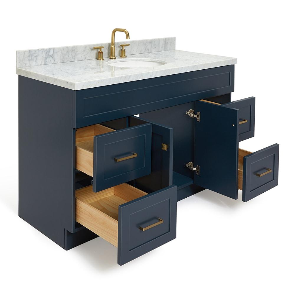 Ariel F055scwovo Hamlet 55" Free Standing Single Basin Vanity Set - Blue