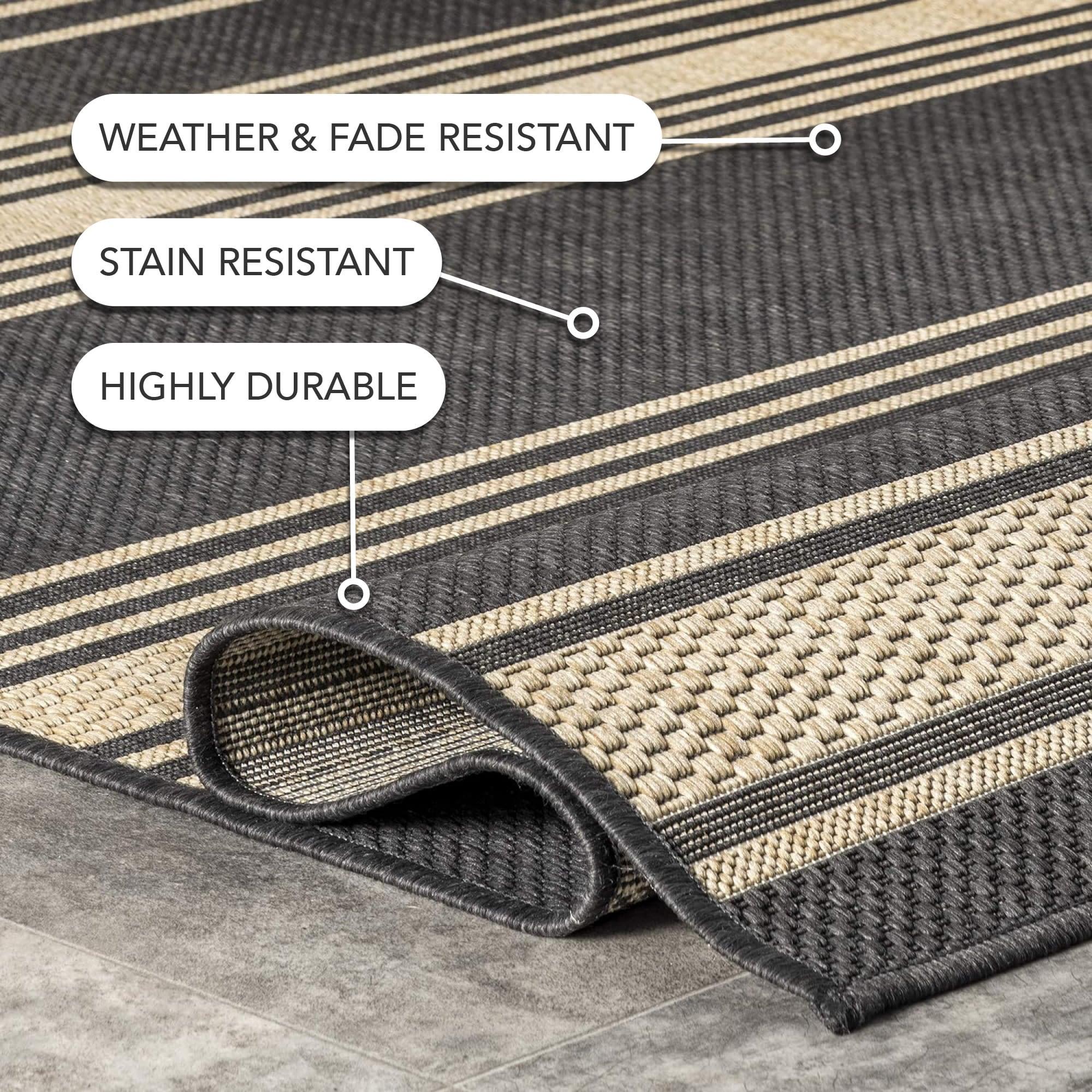 Romy Striped Indoor/Outdoor Area Rug