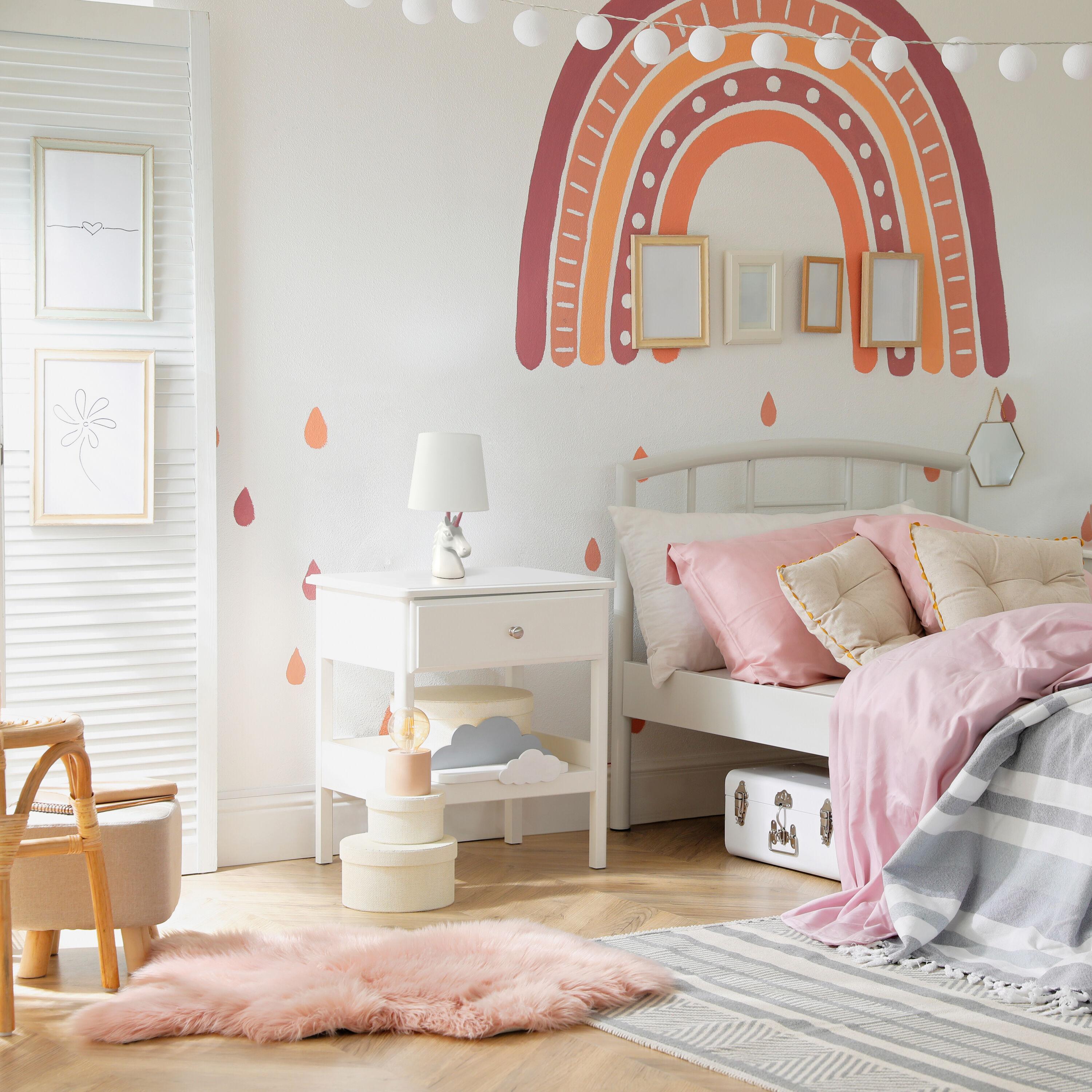 Creekwood Home Whimsilux 15.5" Enchanting Unicorn Dreams Table Lamp Pink