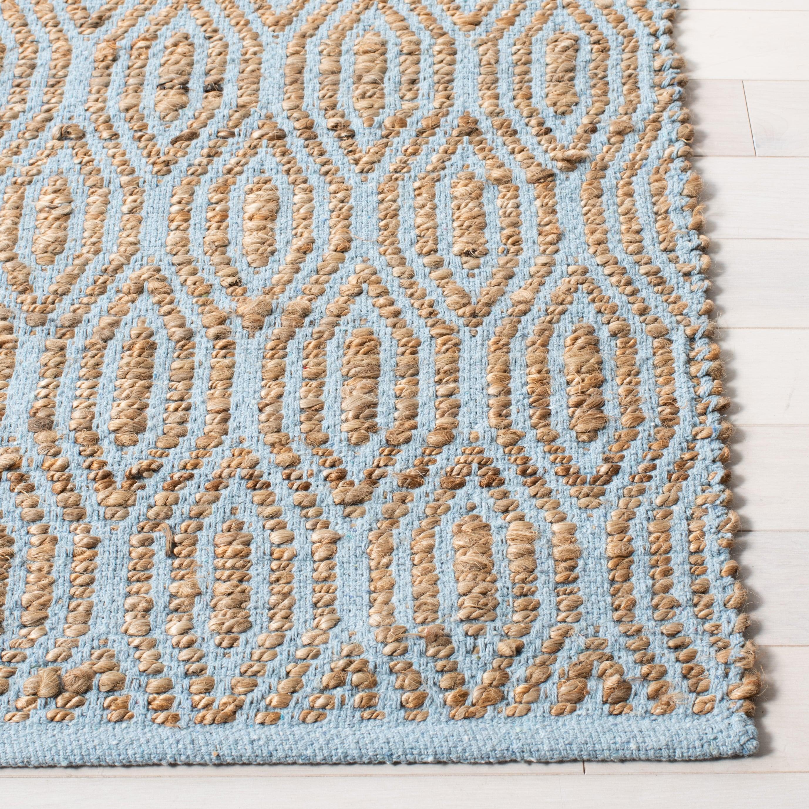 Safavieh Bourne Hand Woven 80% Jute, 20% Cotton Geometric Rug