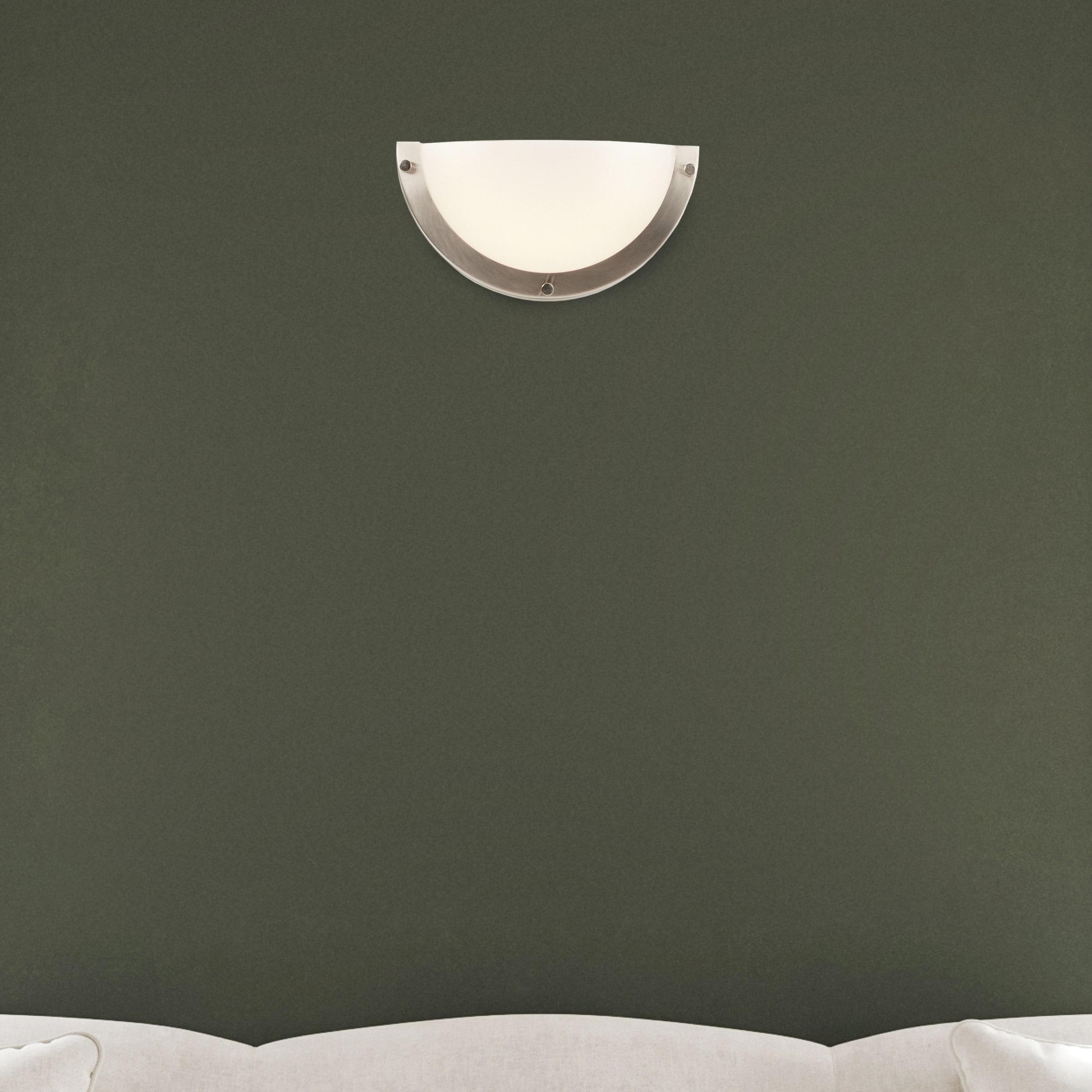 55540WTSN-Maxim Lighting-Linear-12W 1 LED Wall Sconce-12 Inches wide by 6 inches high