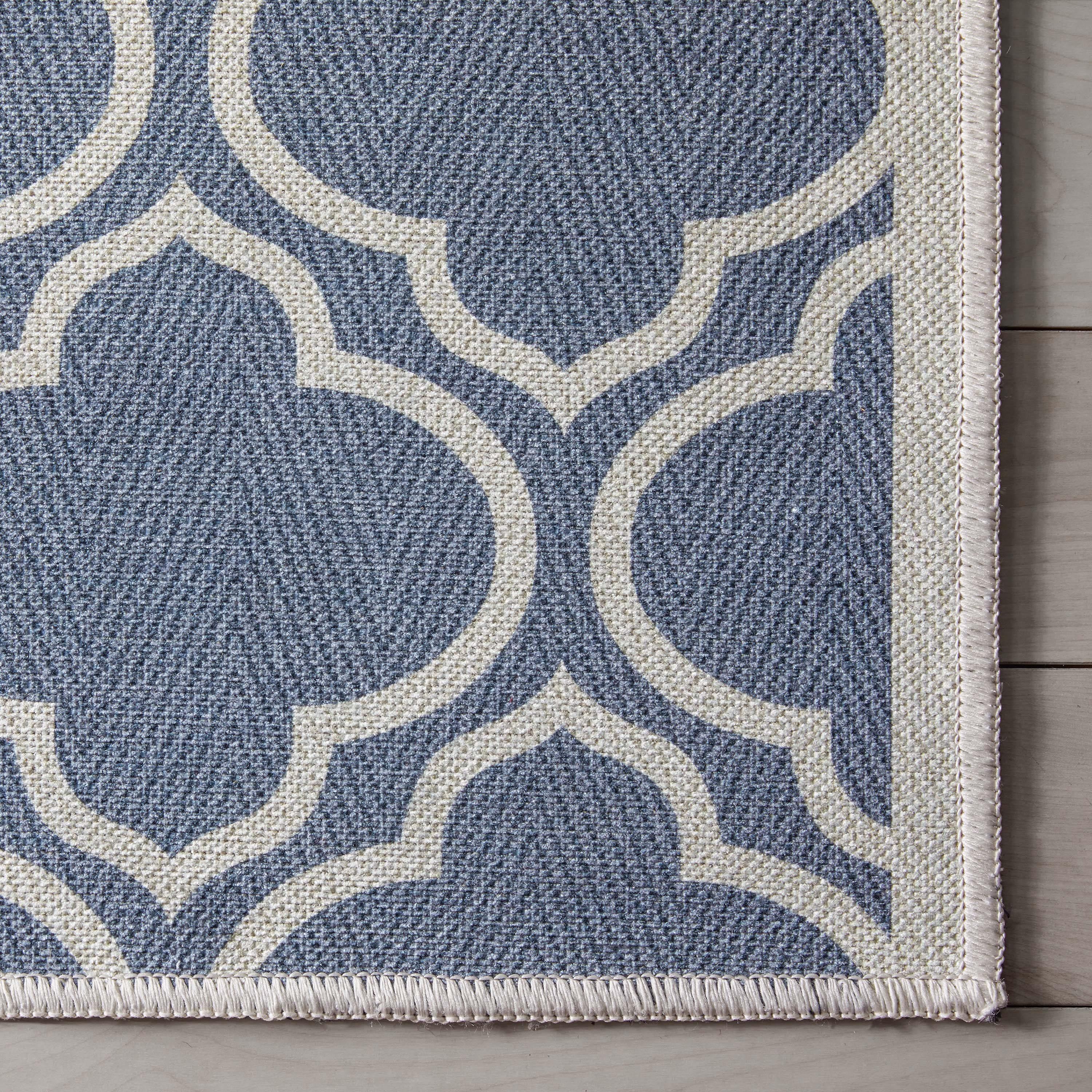 Well Woven Apollo Lattice Modern Moroccan Charcoal Grey 7'7" x 9'10" Machine Washable Area Rug