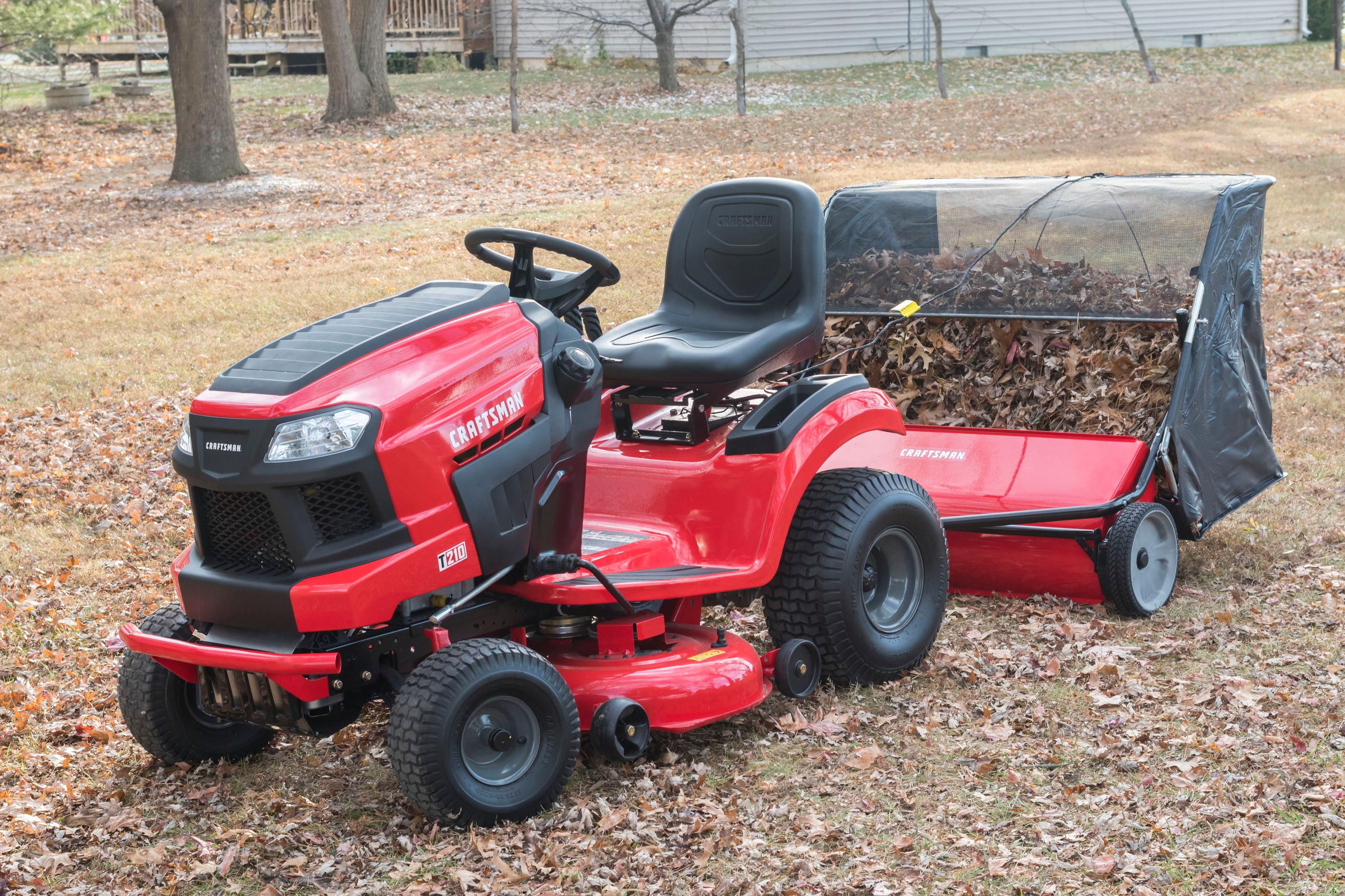 Craftsman Red 42-Inch High-Speed Tow Lawn Sweeper
