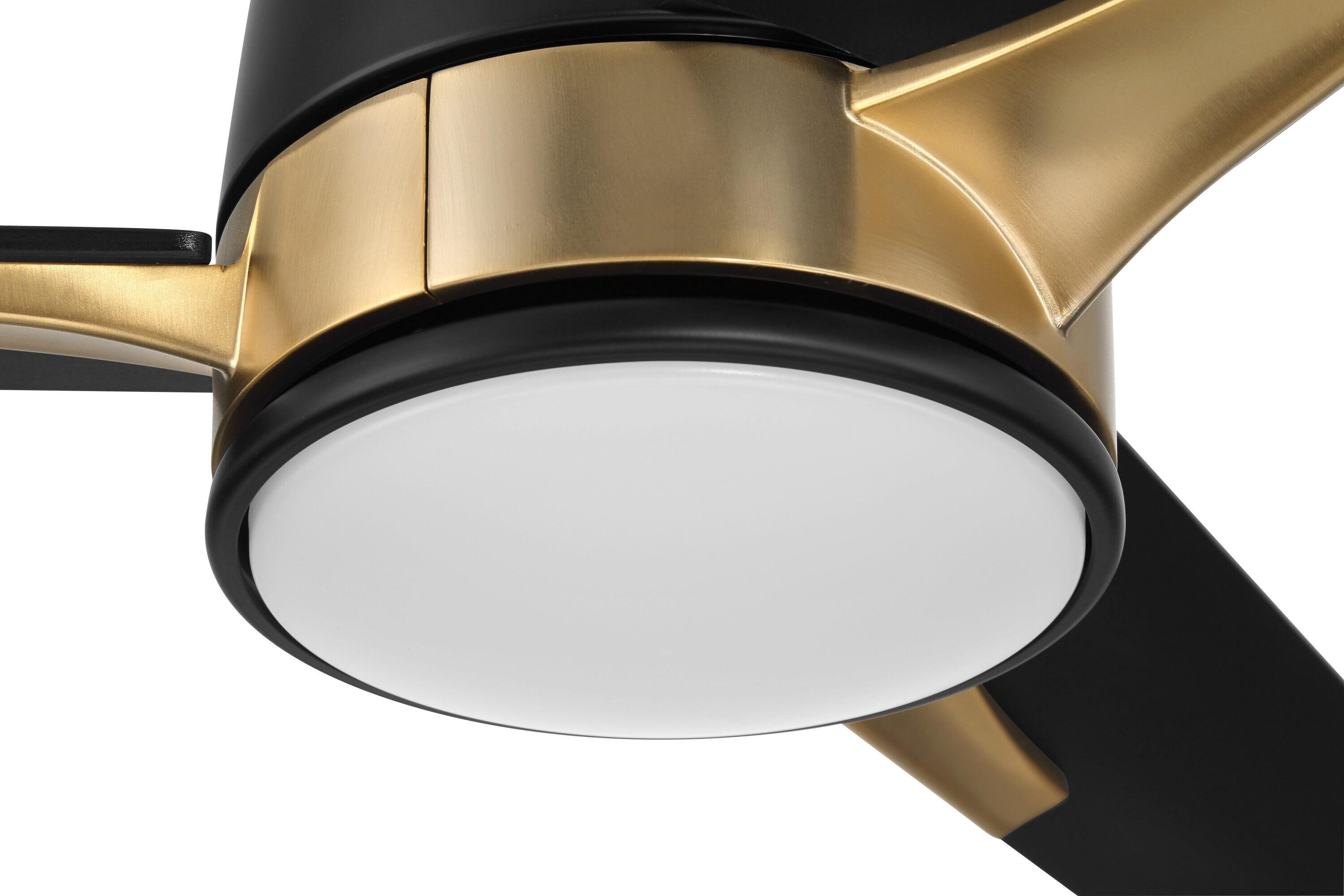 Latitude Run® Eiladh 52" Ceiling Fan with LED Lights & Wall Control
