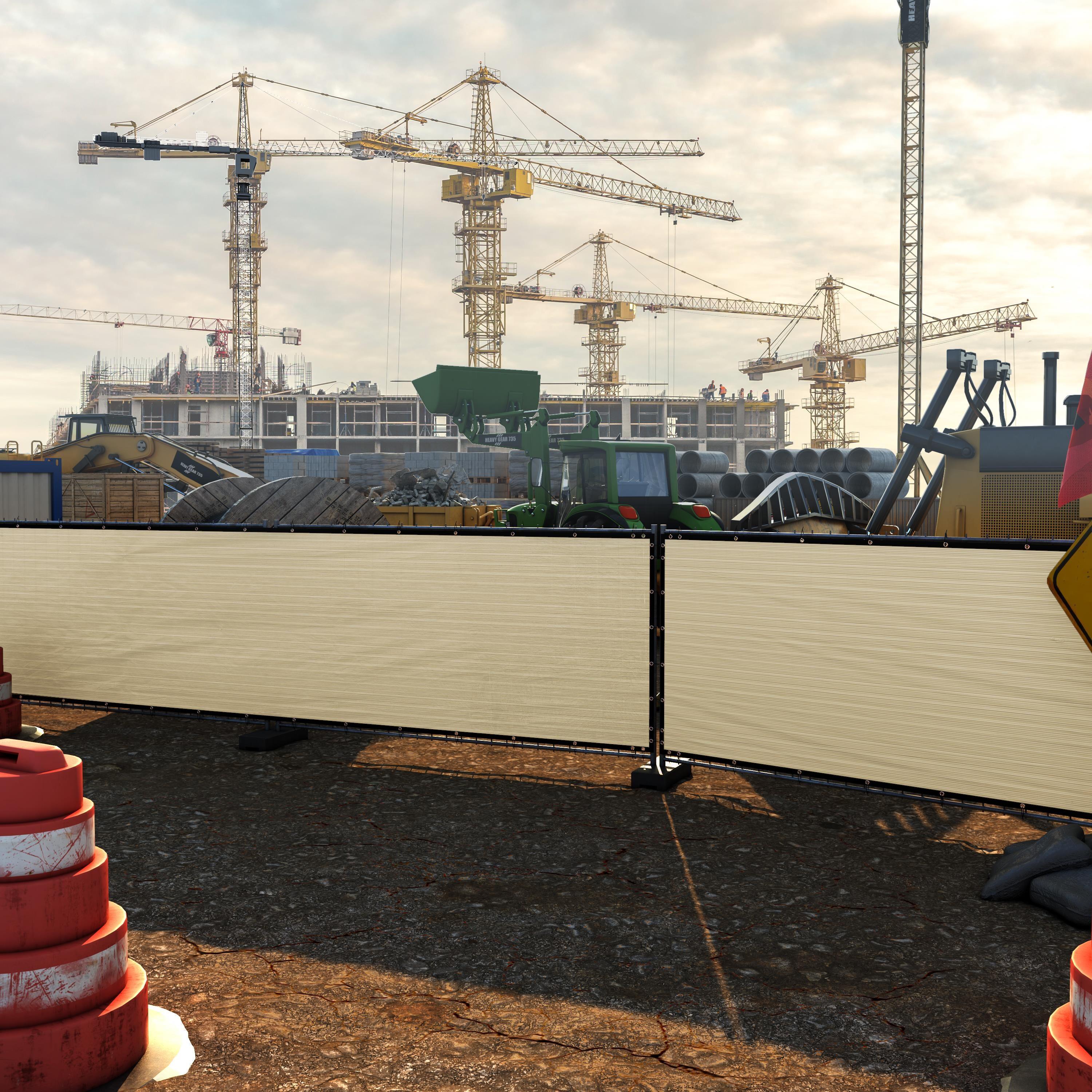 ColourTree Colour Tree Privacy Screen & Windscreen Fabric Cover – Durable Outdoor Fence Protection, UV-Resistant, Easy Installation