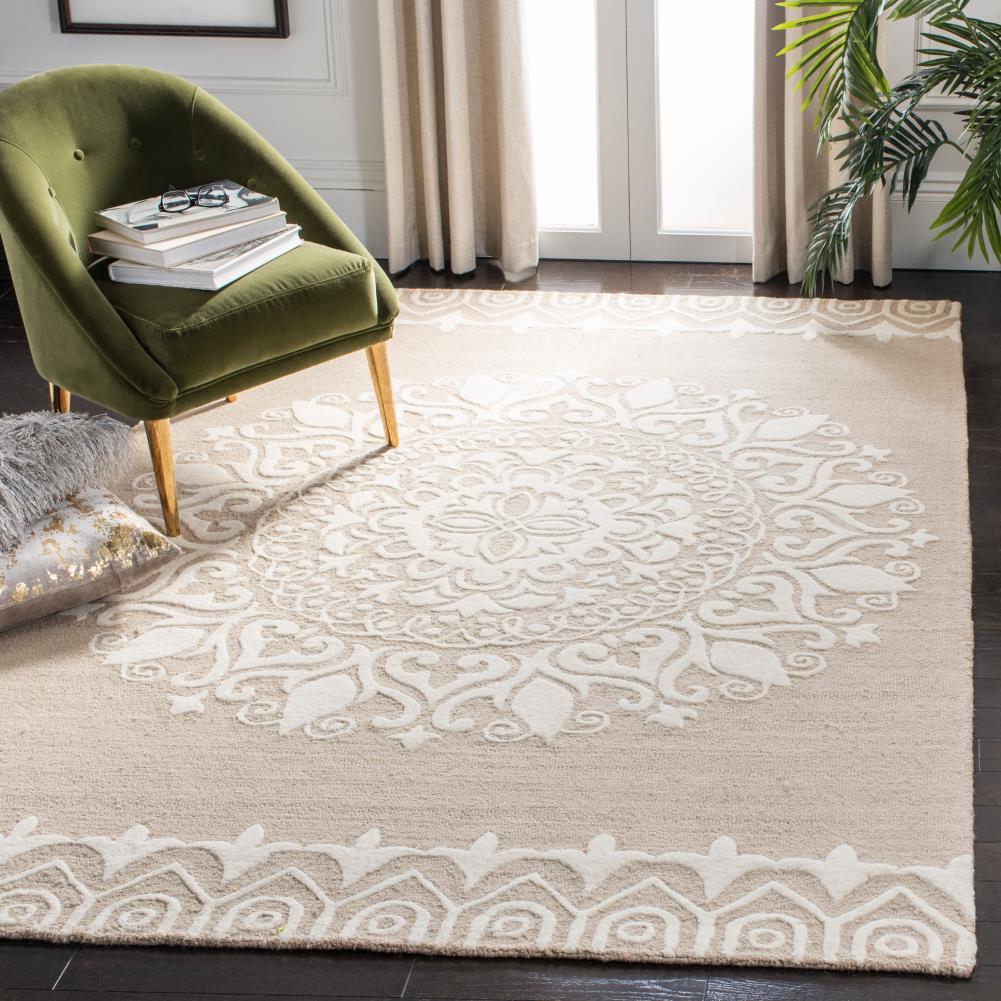 Overturf Hand Tufted Wool Floral Rug