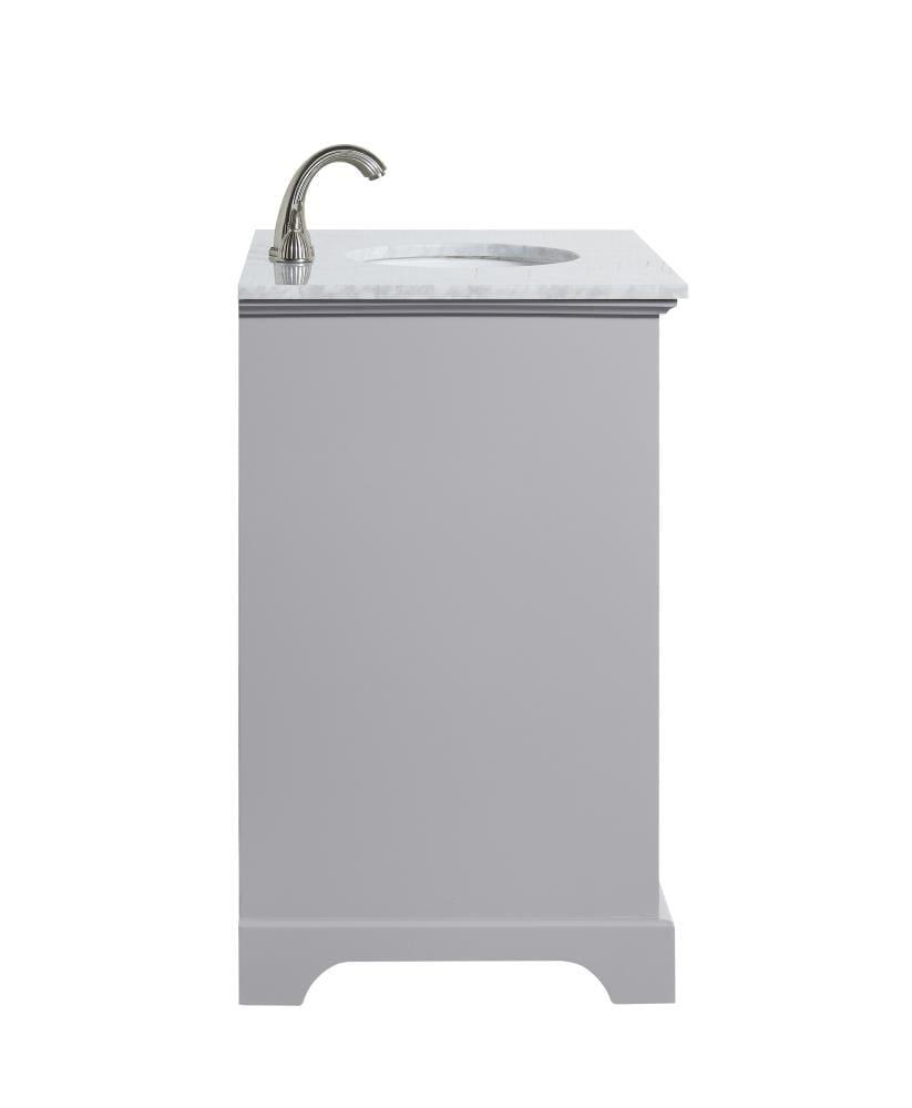 Elegant Lighting Vf15036wh Americana 36" Free Standing Single Basin Vanity Set - Grey