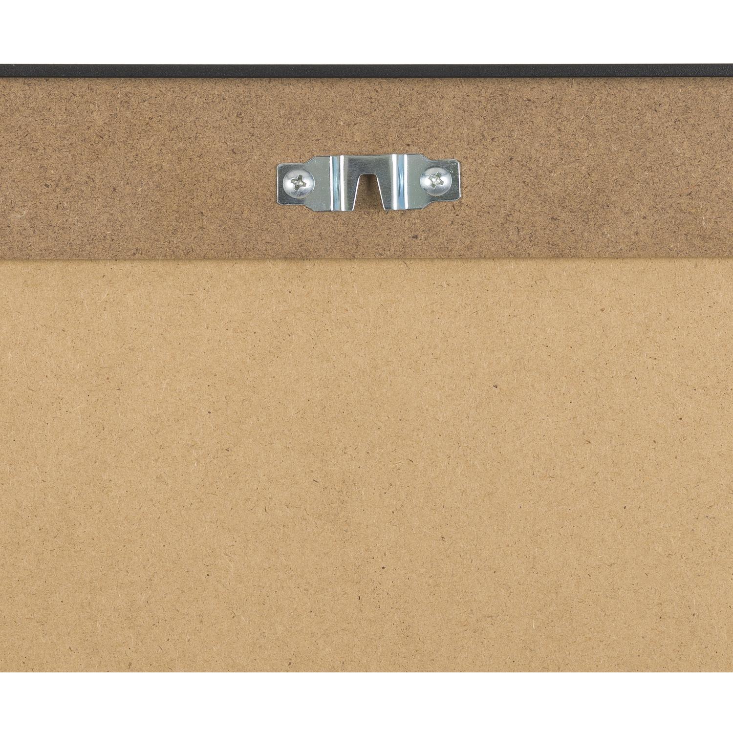 Elegant Rectangular Silver & Gold Brushed Metal Mirror 41"x30"