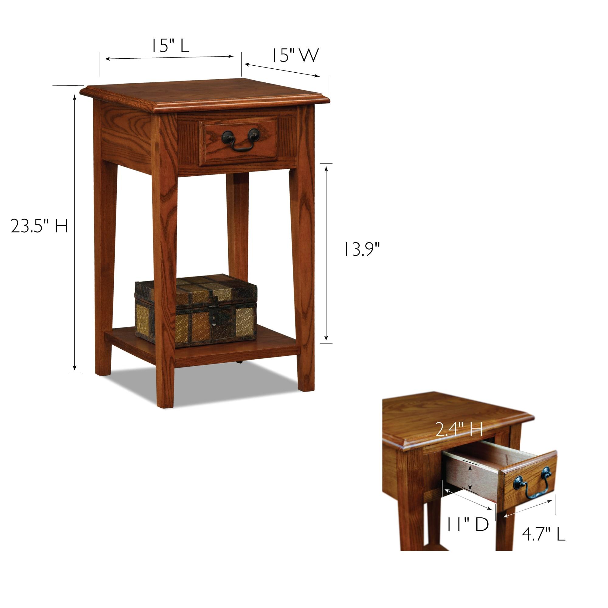 Powell Favorite Finds Square Side Table Medium Oak Finish : 20x20 Inch Polyester, Machine Washable Cloth Napkins