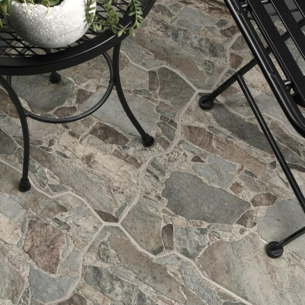 Rambla 15" x 23" Porcelain Stone Look Wall & Floor Tile