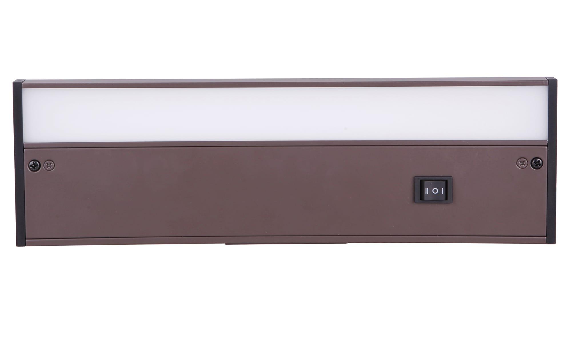 Bronze 12" LED Dimmable Under Cabinet Light Bar