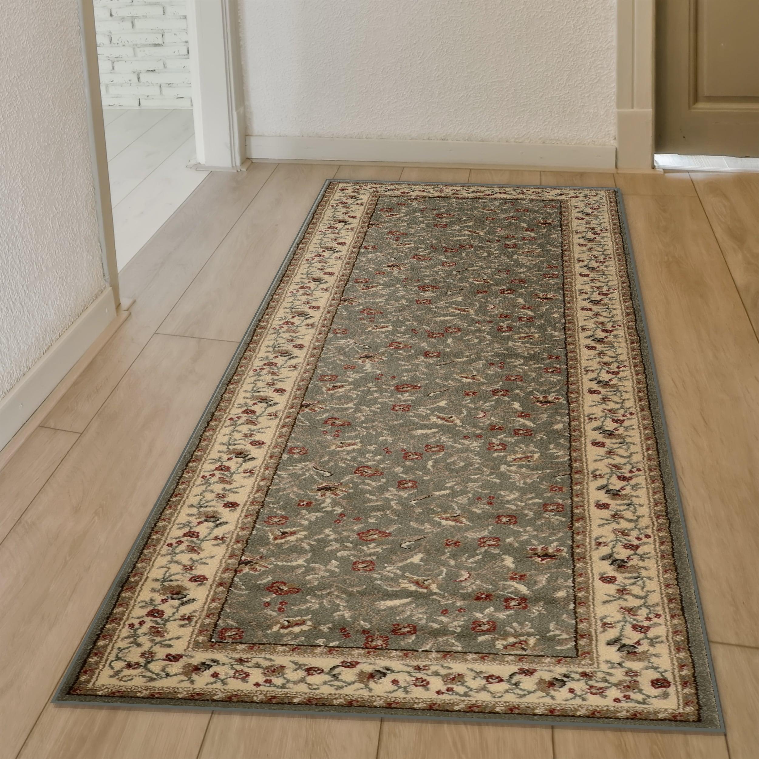 Radici Usa Como Area Rug 1593 Sage Italian Bordered 2' 2" x 7' 7" Rectangle