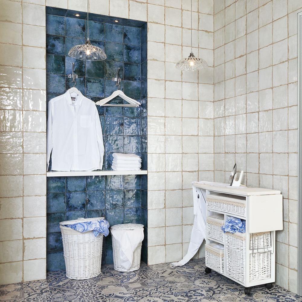 Artmore Tile Haven Blanco 8-in x 8-in Polished Ceramic Stone look Standard Wall Tile ( 10.76-sq ft Carton )