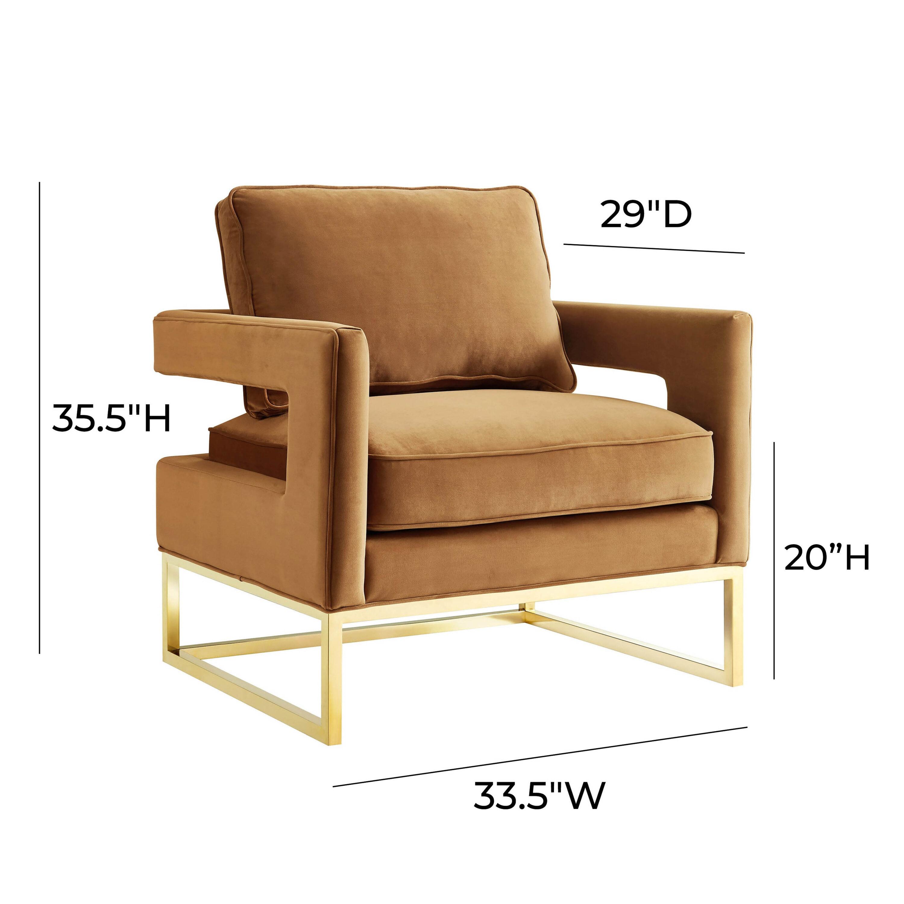 Velvet Accent Chair