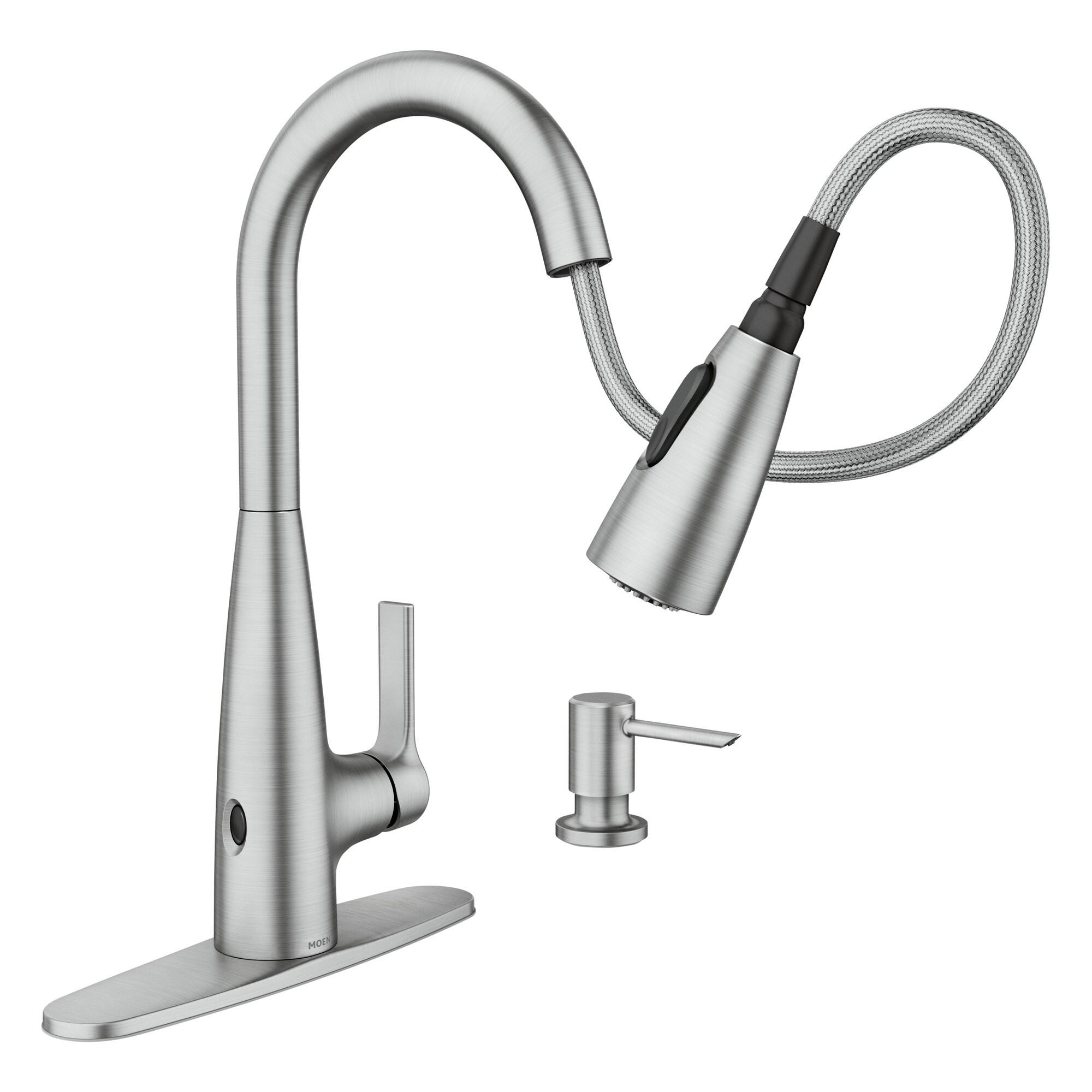 Haelyn Touchless Single-Handle Pull-Down Sprayer Kitchen Faucet with MotionSense Wave in Spot Resist Stainless