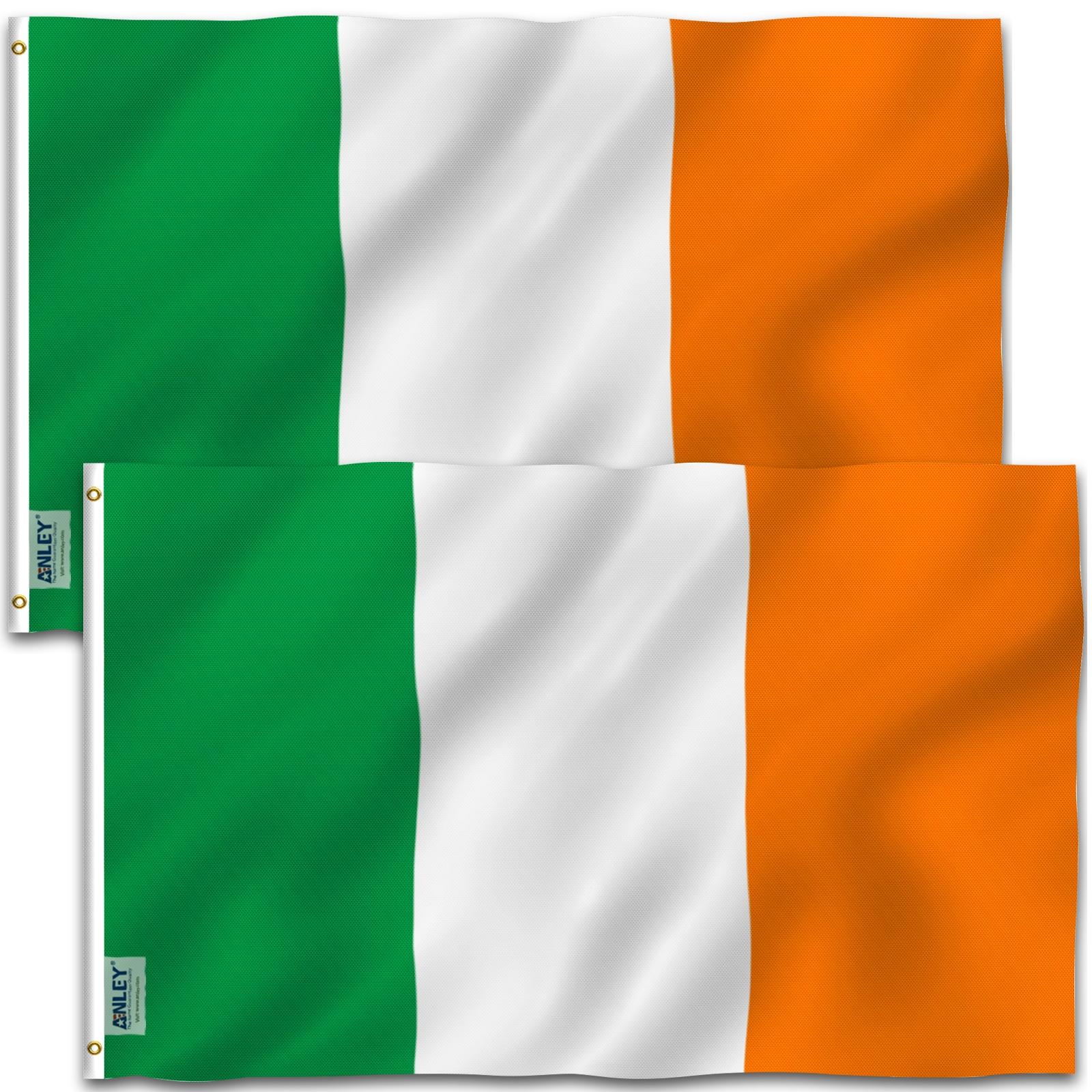 Italy 2-Sided Polyester 36 x 60 in. House Flag (Set of 2)