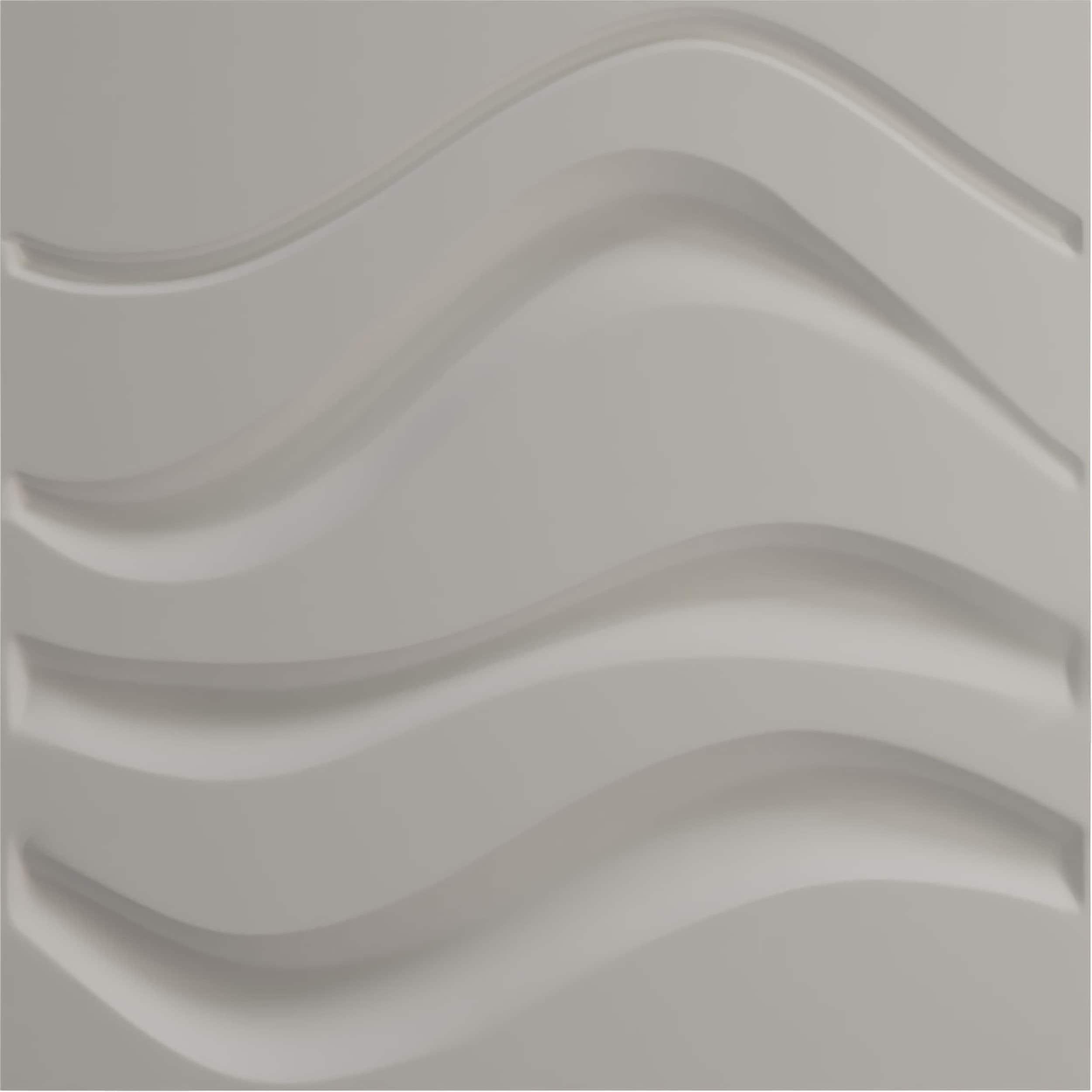 Ekena Millwork Wave EnduraWall Decorative 3D Wall Panel