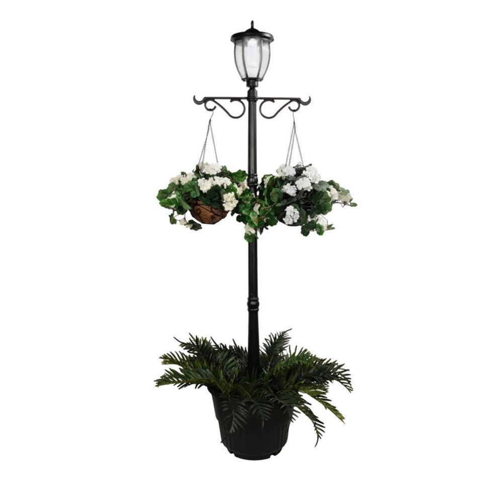 Nature Power 72'' Solar Powered Outdoor Floor Lamp (Set of 2)