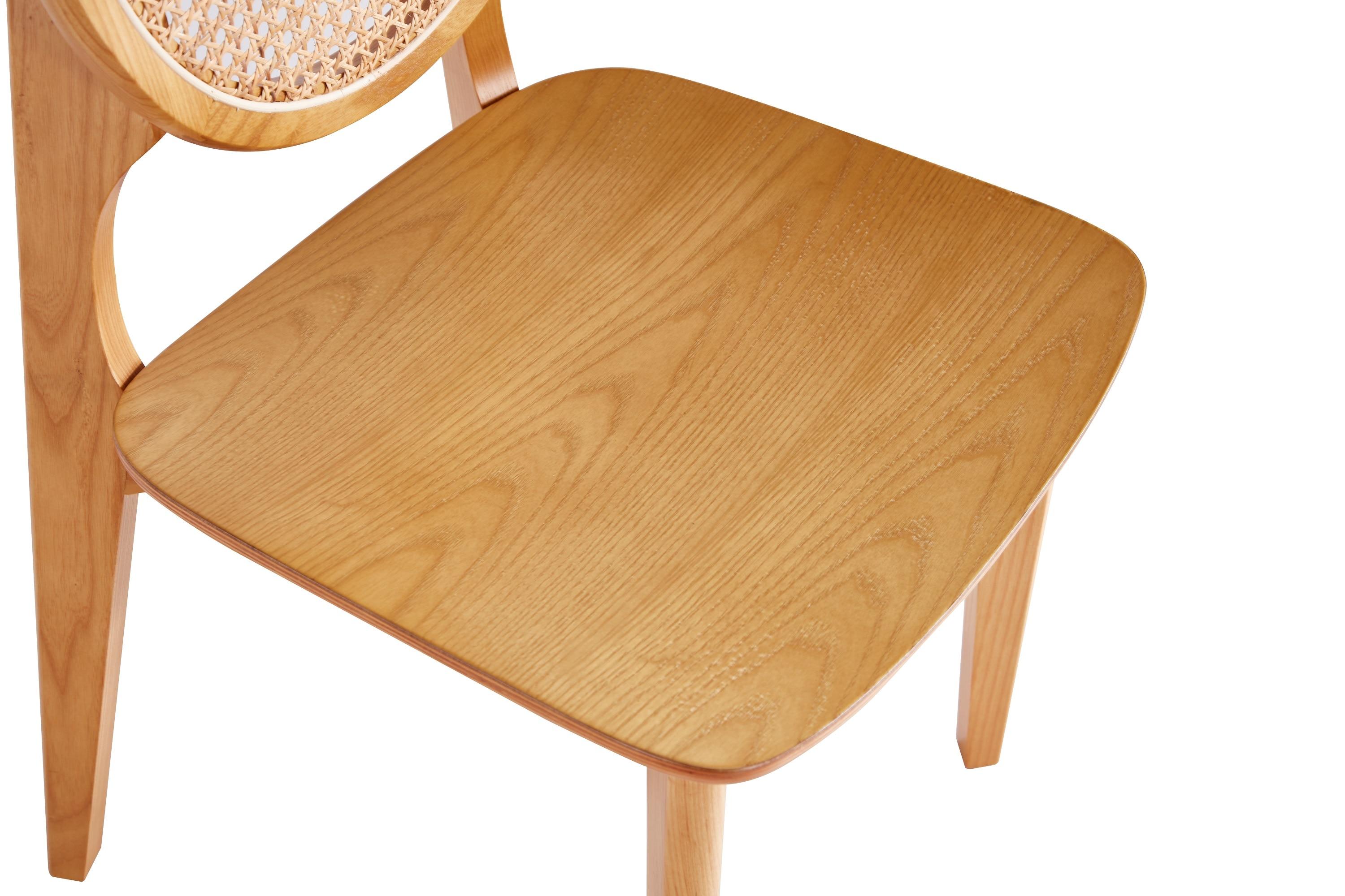 Bayou Breeze Dalen 16.54'' H Ash Solid Wood Cane Back Side Chair