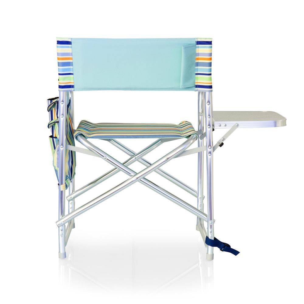 Picnic Time Sports Outdoor Portable Camp Chair with Side Table