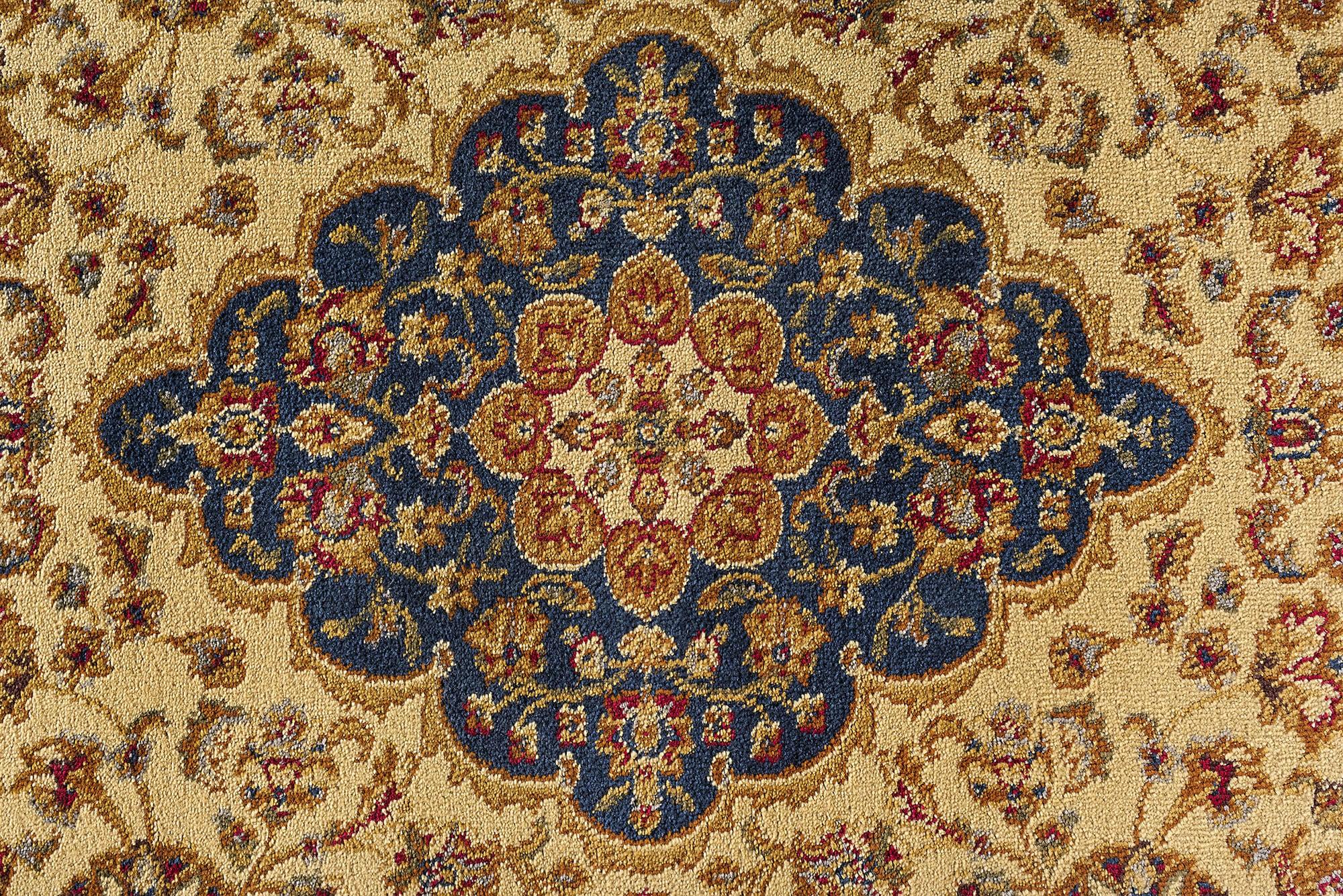 Sensation Border Ivory 9 ft. x 12 ft. Indoor Area Rug