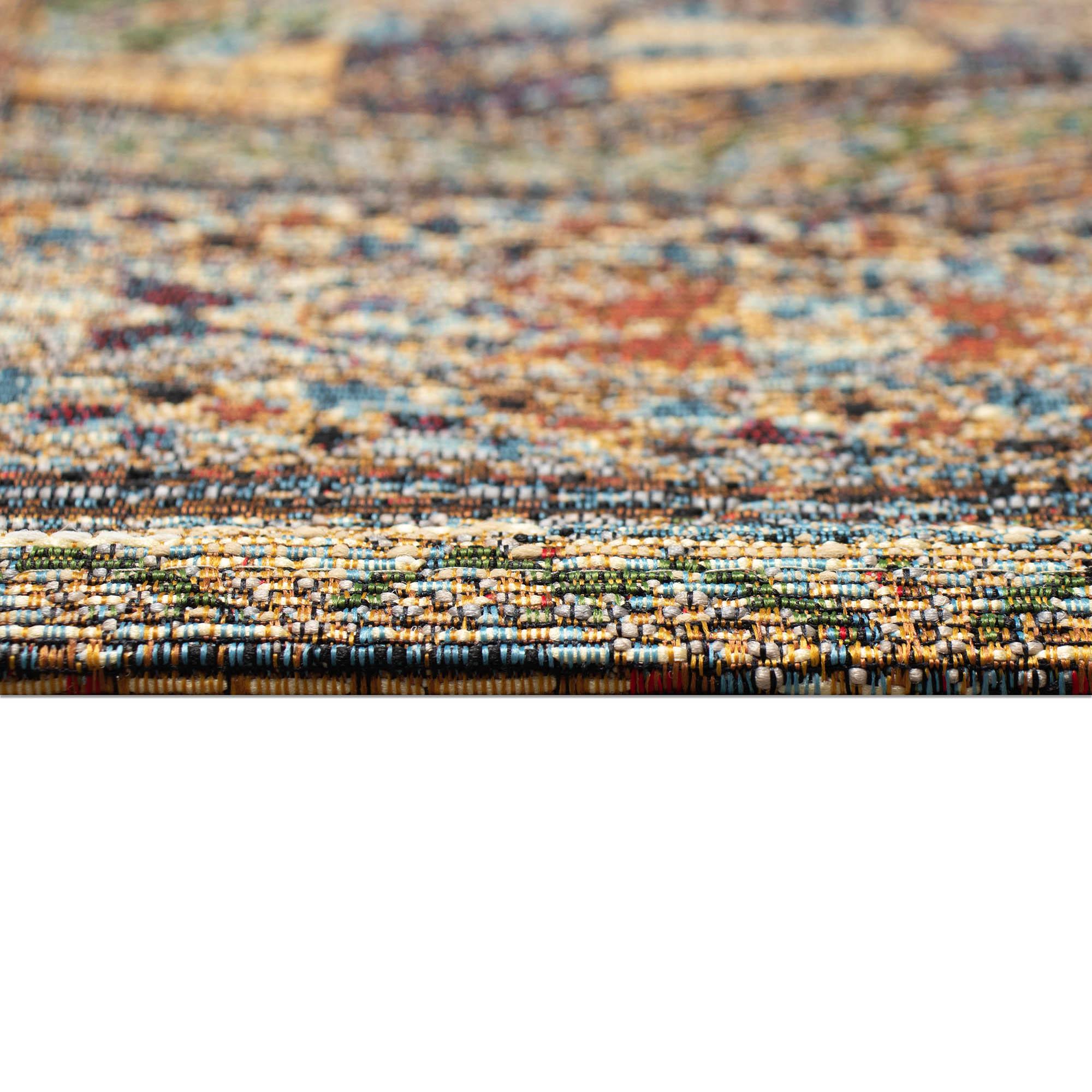Liora Manne Marina Stripe Indoor/Outdoor Rug Gold 1'11" x 7'6"
