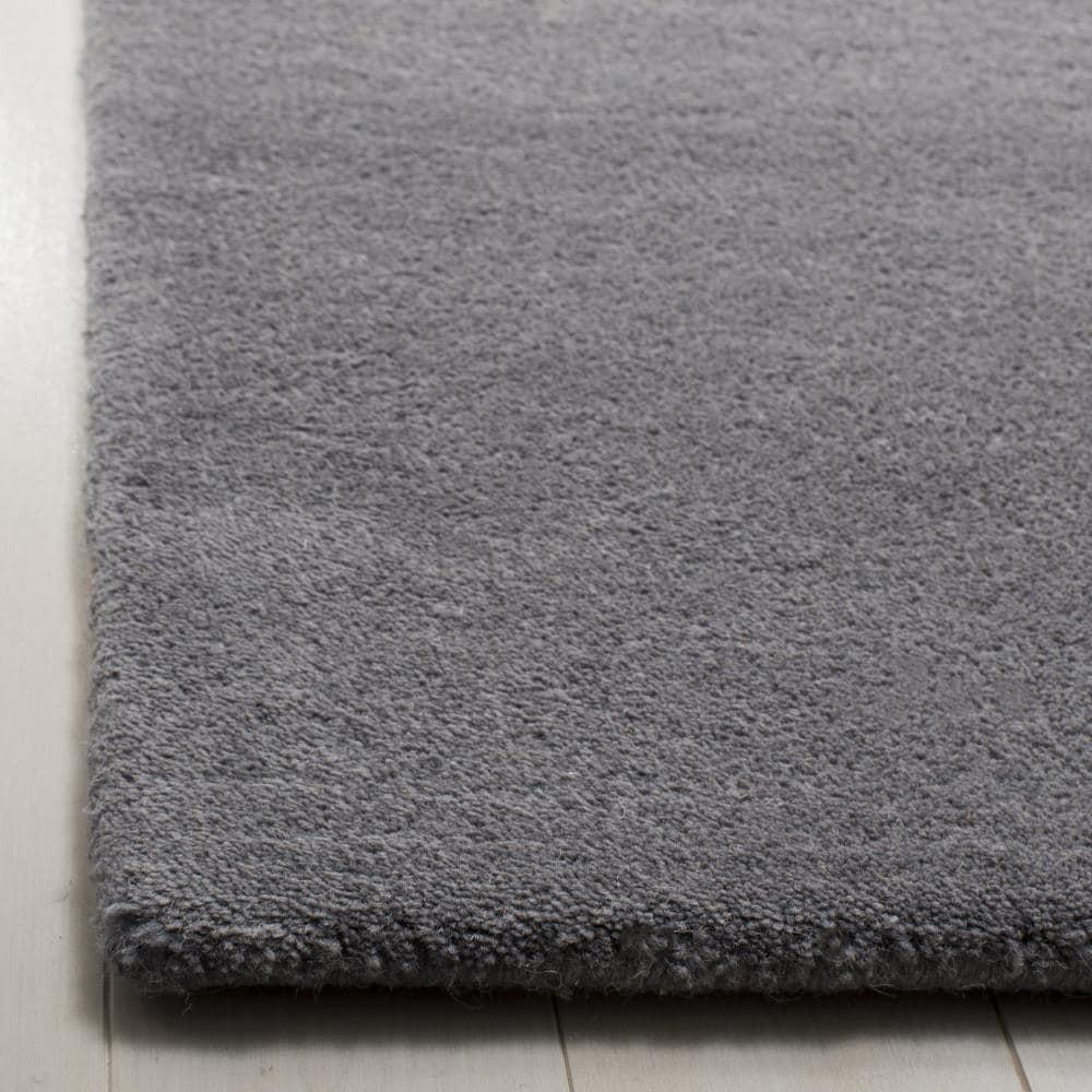 Soho SOH712 Hand Tufted Indoor Area Rug - Dark Grey/Silver - 5'x8' - Safavieh.