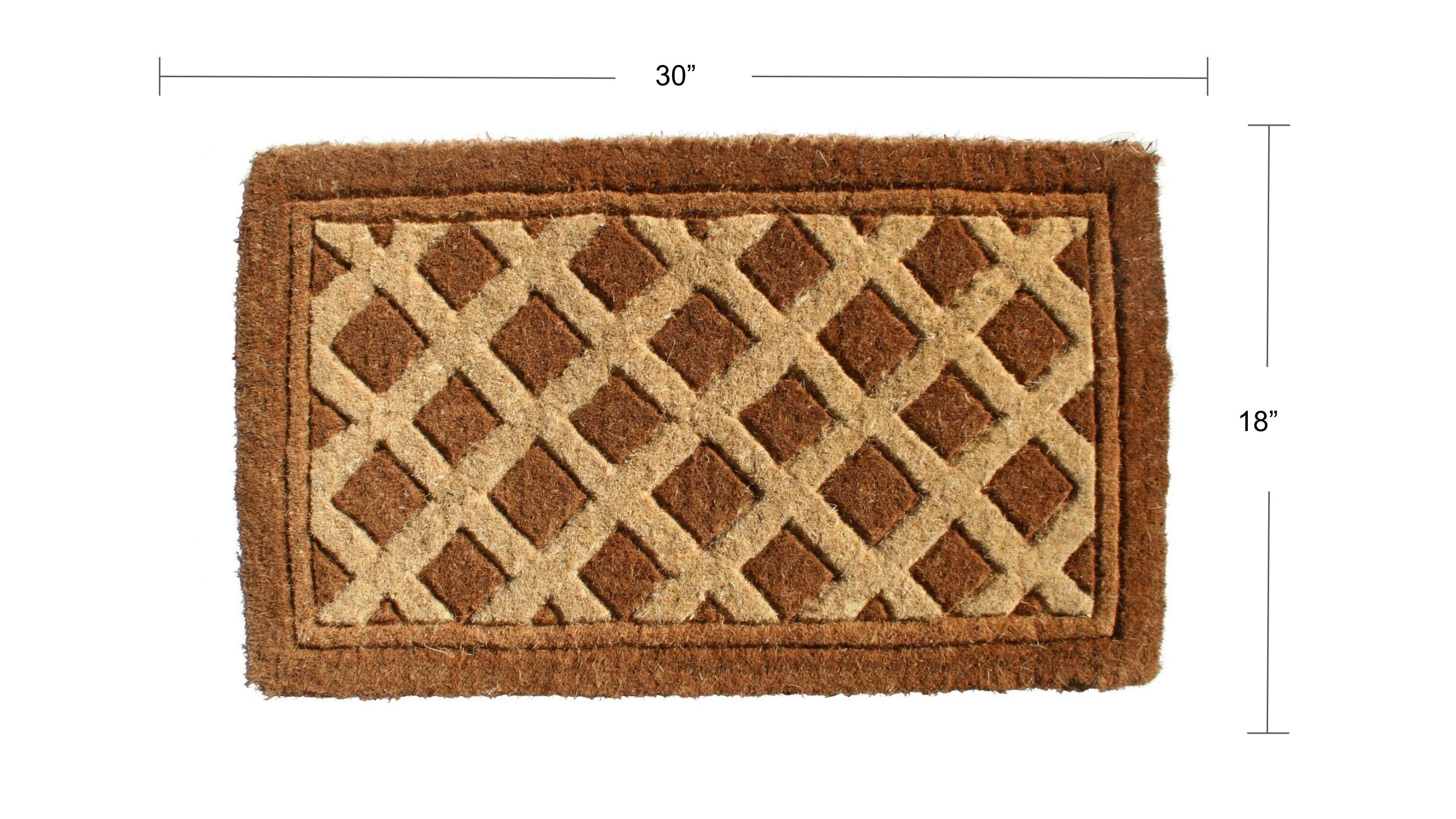 Imports Décor Diamonds Doormat in Coir Material
