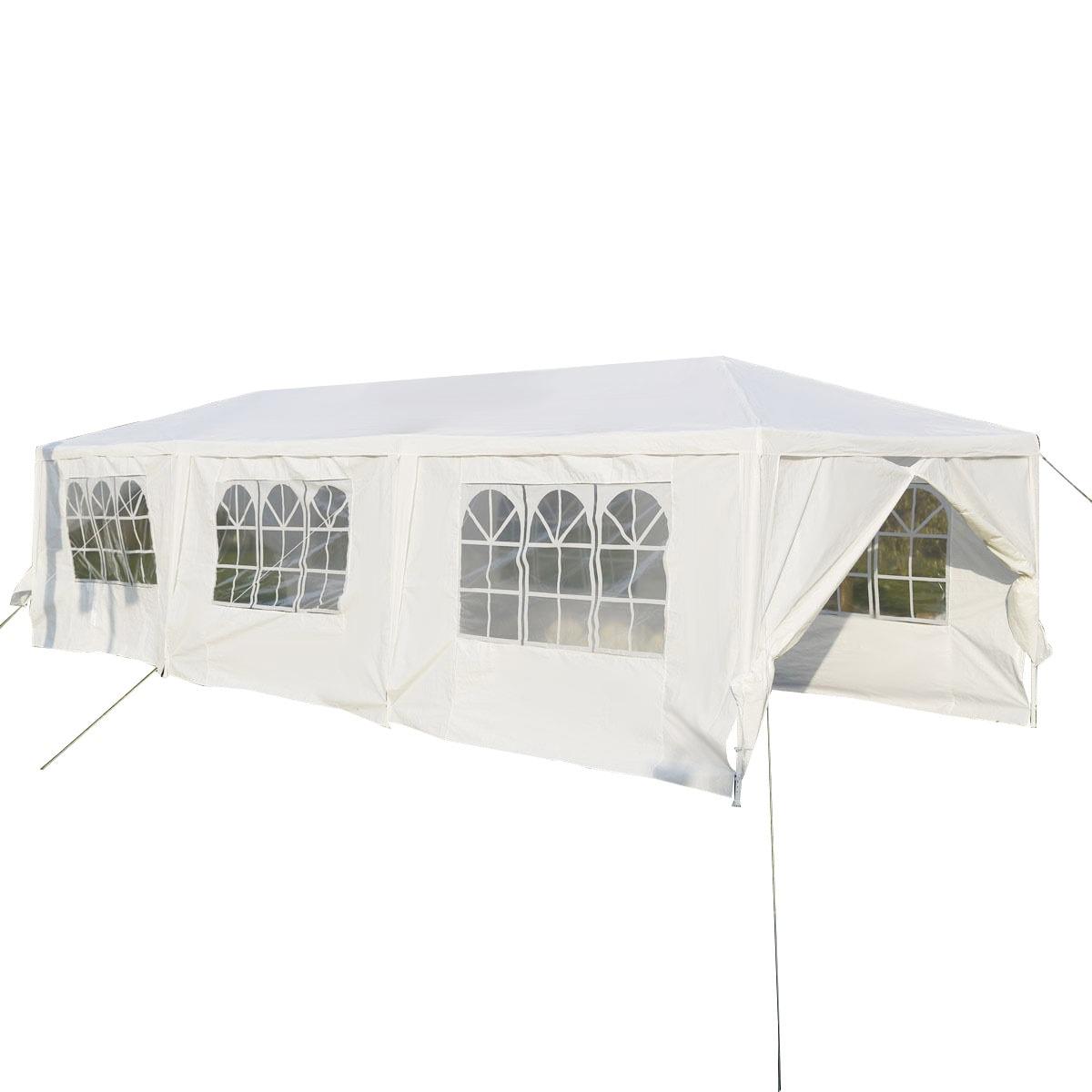 Costway 30 Ft. W x 10 Ft. D Steel Party Tent Canopy