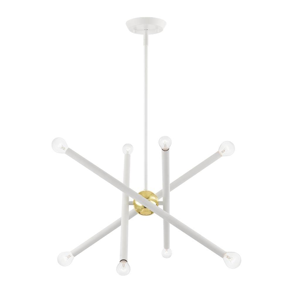 Livex Lighting Soho 8 - Light Chandelier in  White