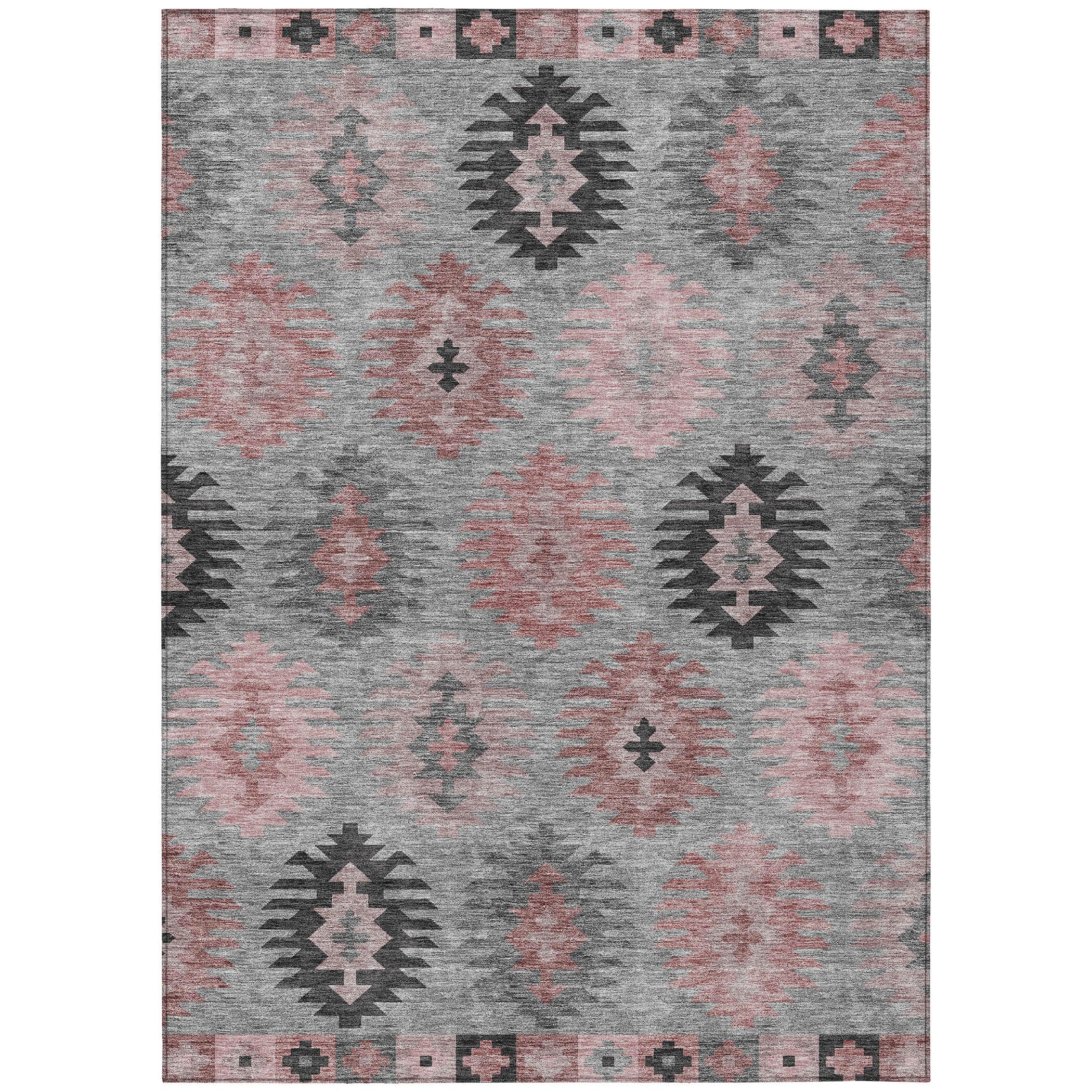 Chayden Washable Southwestern Indoor / Outdoor Rug