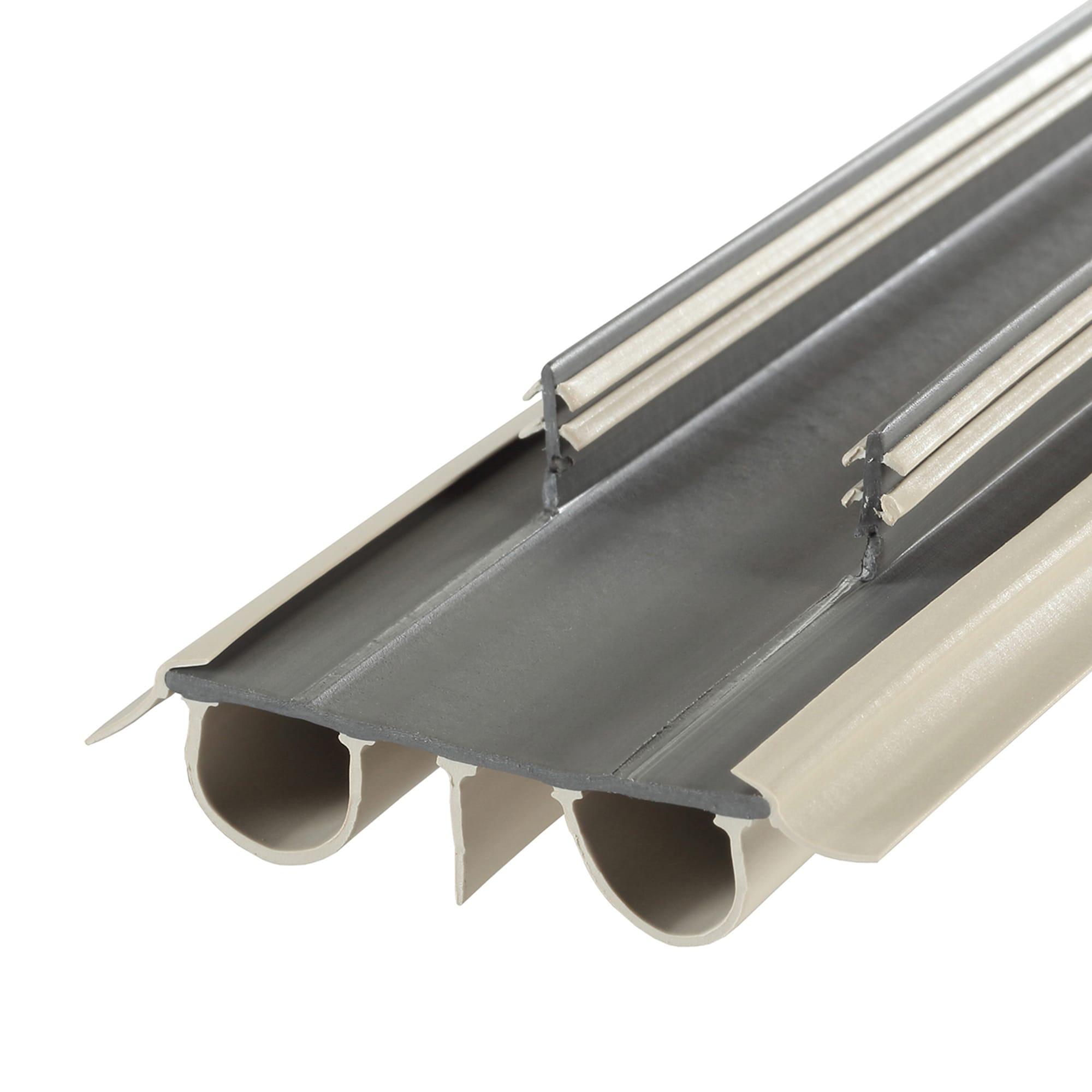 M-D Building Products 43820 36 in. Beige Vinyl Concealed Kerf/Channel Fit Under Door Seal