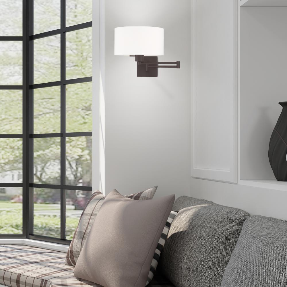Livex Lighting 1 - Light Wall Light in  Bronze