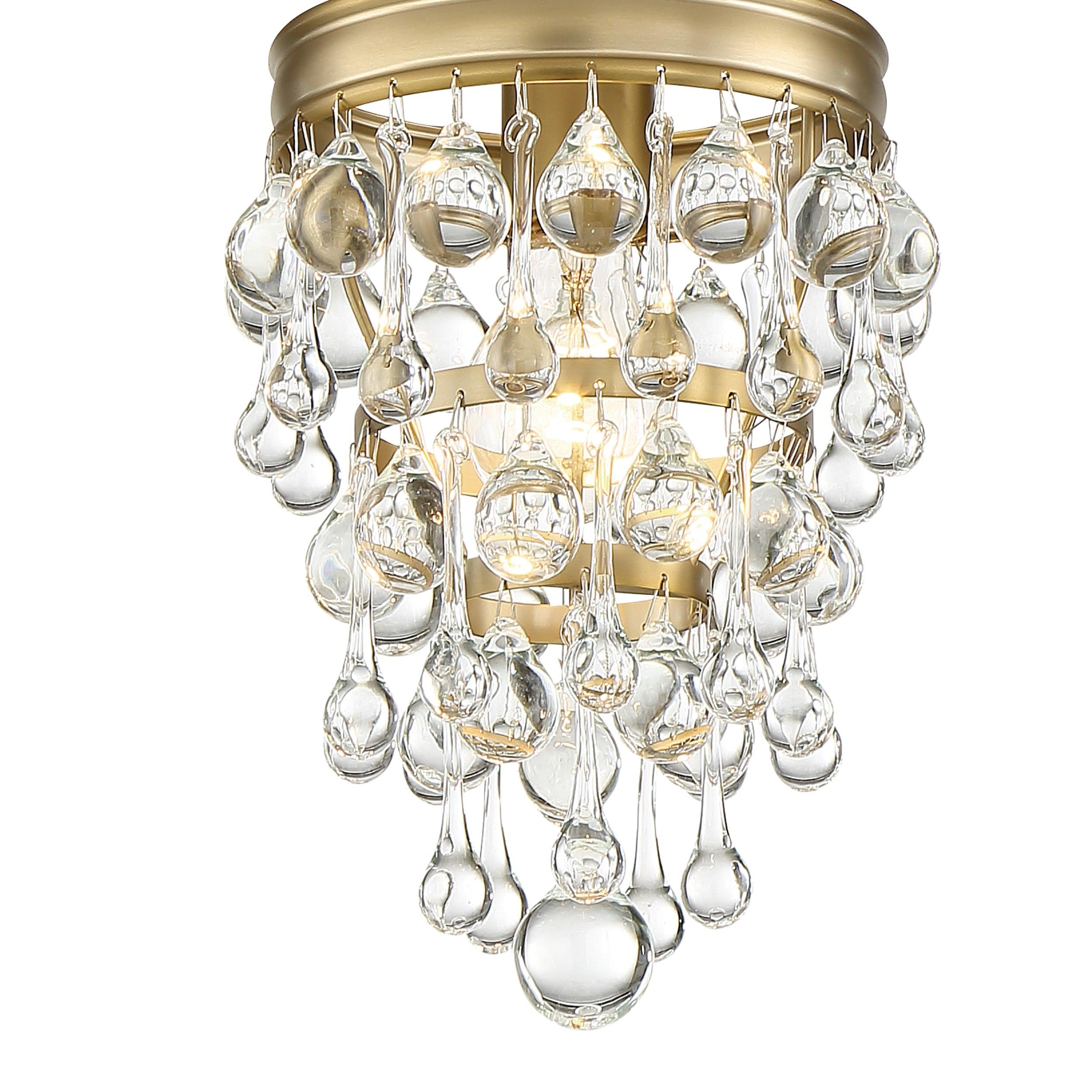 Crystorama Lighting Calypso 1 - Light Pendant in  Vibrant Gold