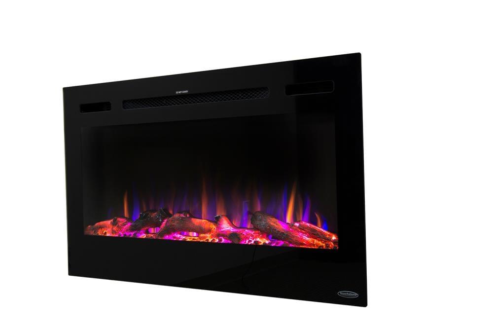 The Sideline Electric Fireplace for Recessed or Wall Mount Installation