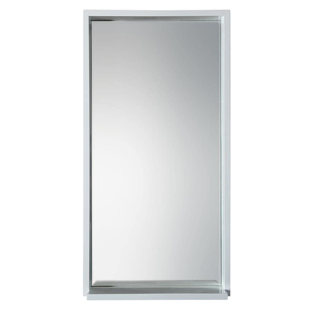 Fresca Allier 16" white Mirror with Shelf