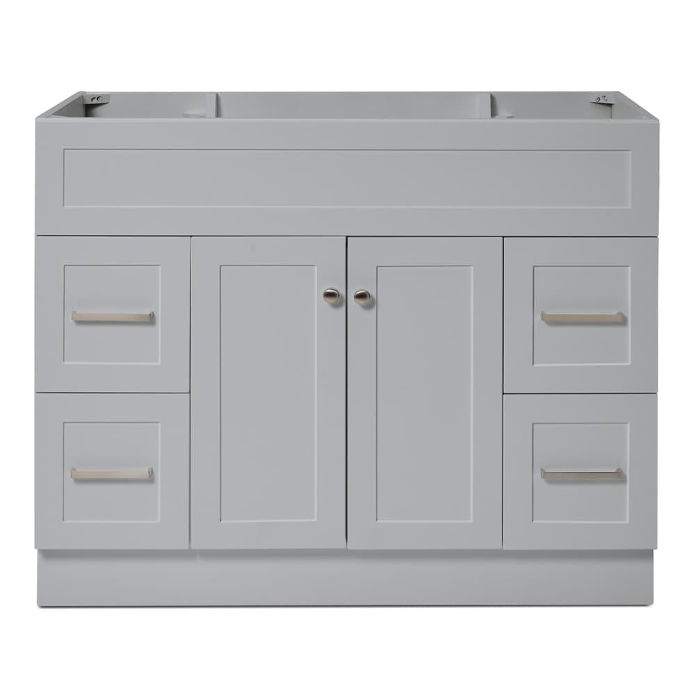 Ariel F043s-Bc Hamlet 42" Single Free Standing Vanity Cabinet Only - Grey