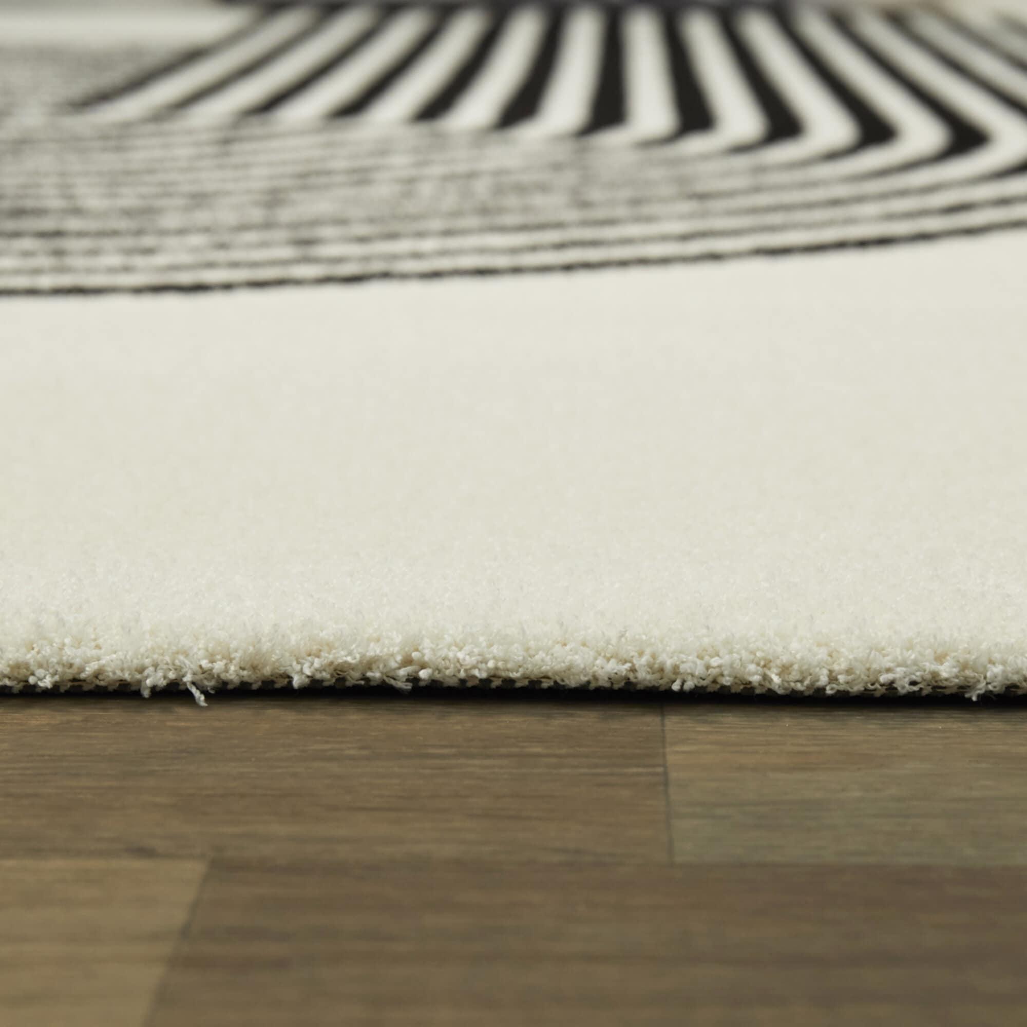 Balta Rugs 7'10"x10' Anscombe Contemporary Stripe Rug White