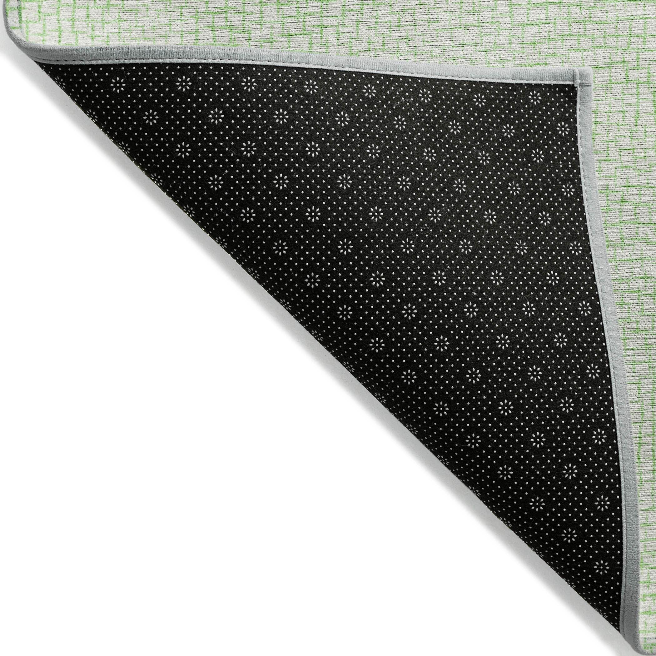 Machine Washable Indoor/Outdoor Chayden ACN1058 Mint Rug