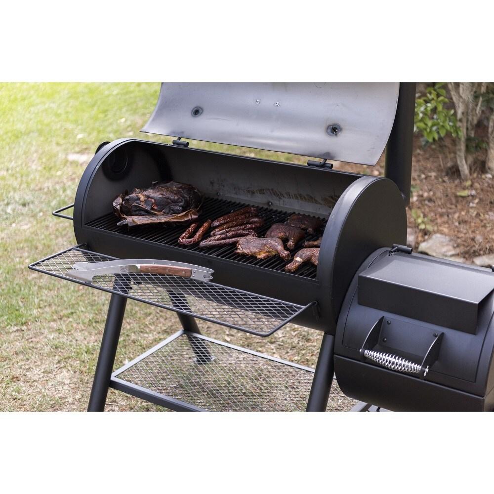 Oklahoma Joe's Oklahoma Joe's 1060 sq. in. Longhorn Reverse Flow Offset Smoker, Black