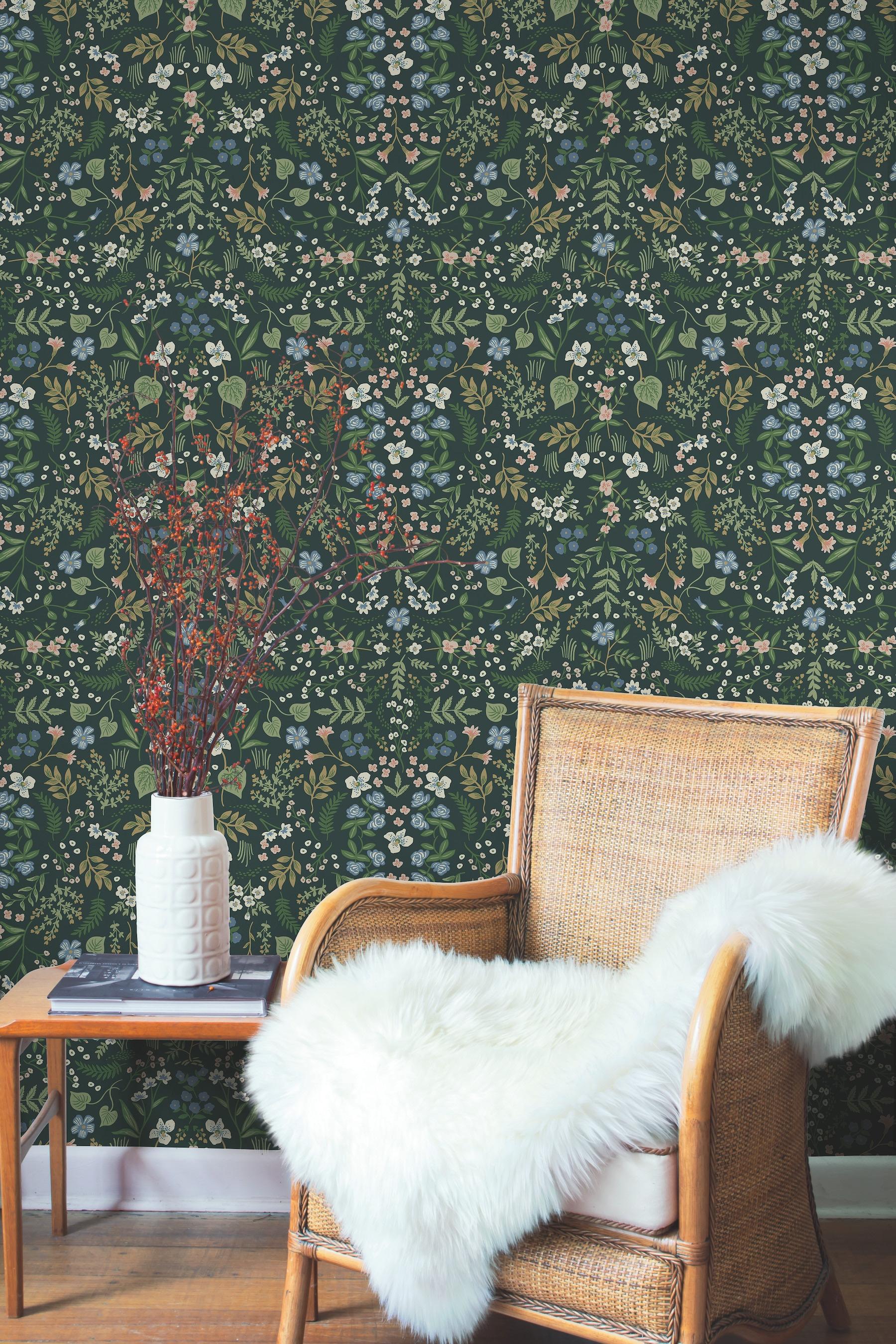 Rifle Paper Co. Wildwood 27' L x 27" W Wallpaper