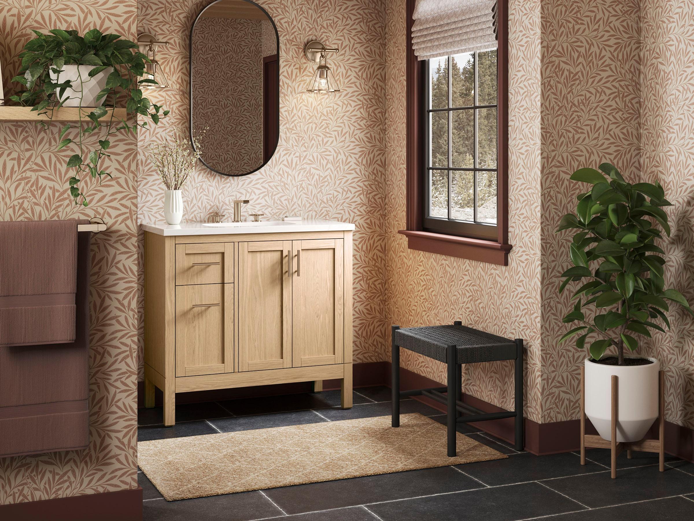 37" Single Bathroom Vanity Set