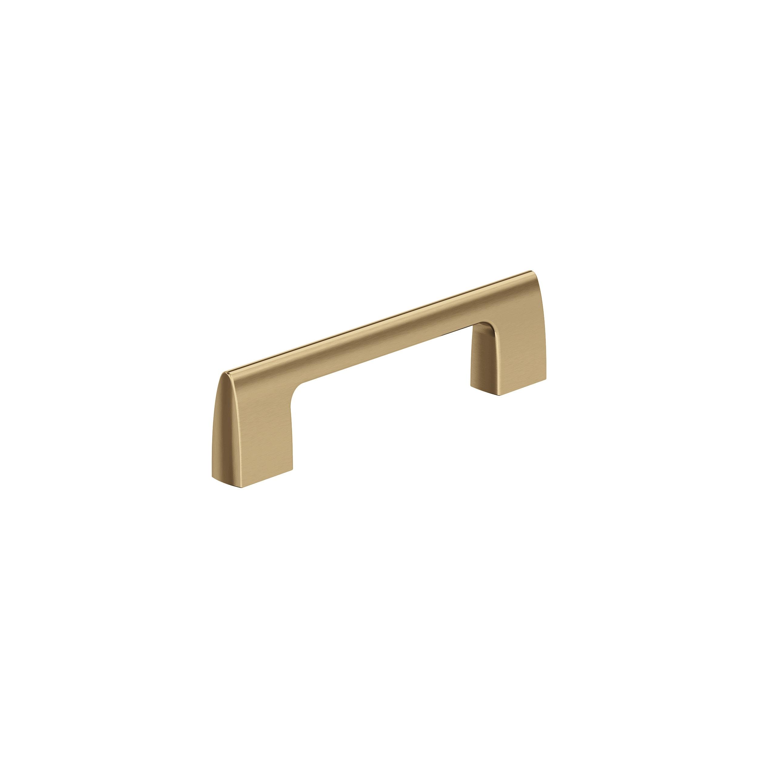 Amerock Riva 3-3/4 inch (96mm) Center-to-Center Champagne Bronze Cabinet Pull