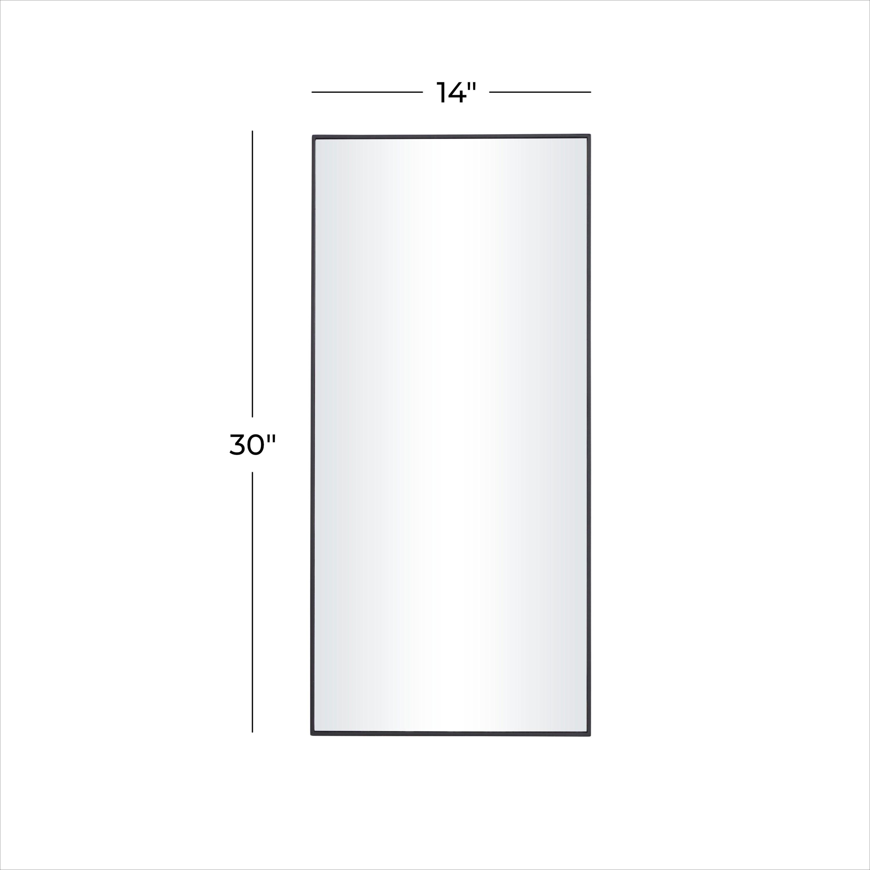 Gold Rectangular Full Length Wooden Wall Mirror