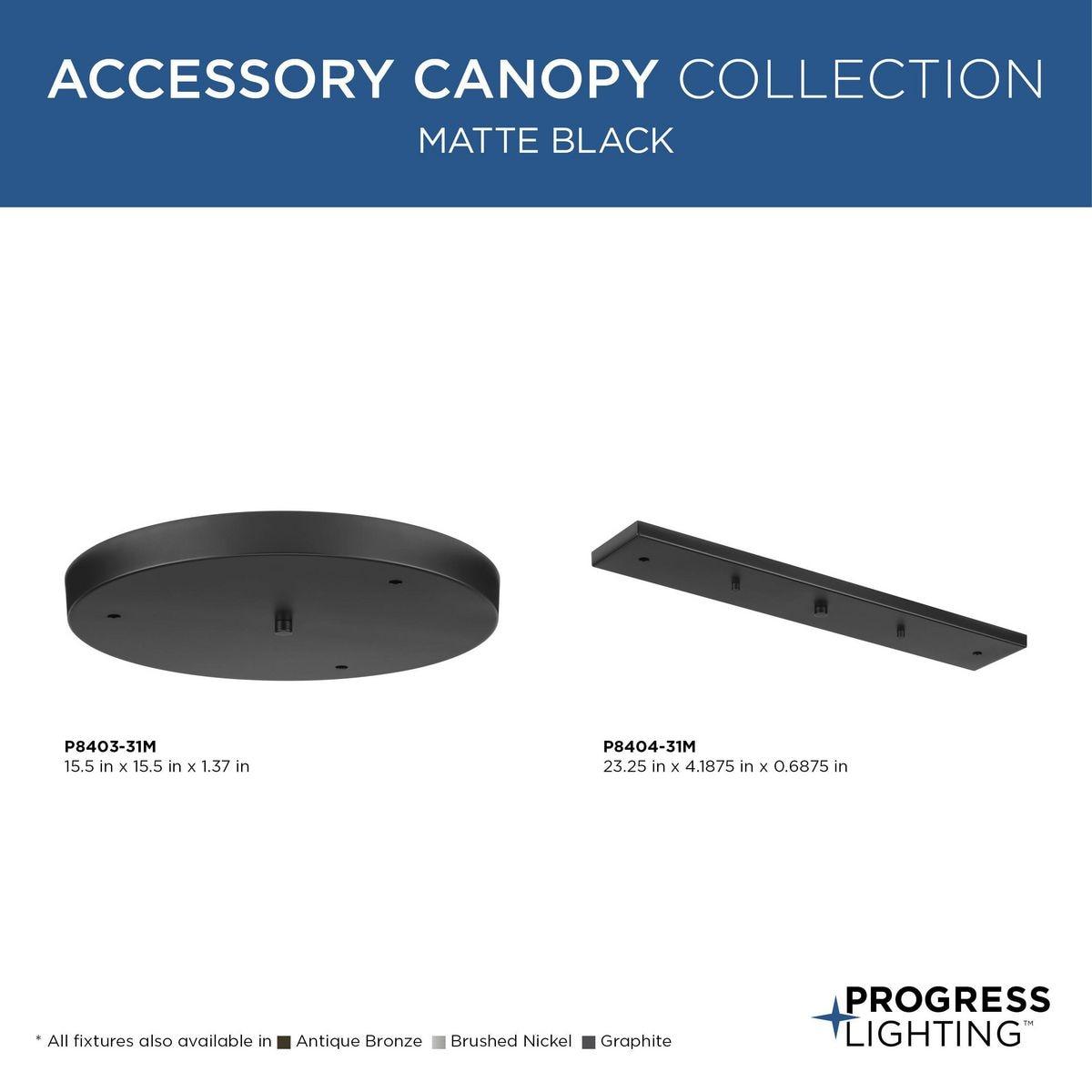 Canopy Kit 15-1/2-Inch Round For Up To 3 Pendants