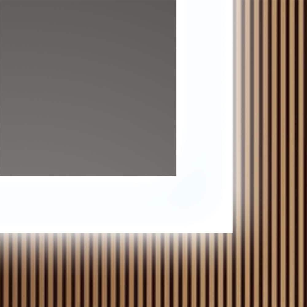 Vinnova Callista 48" Rectangle LED Lighted Bathroom Vanity Wall Mirror, Clear