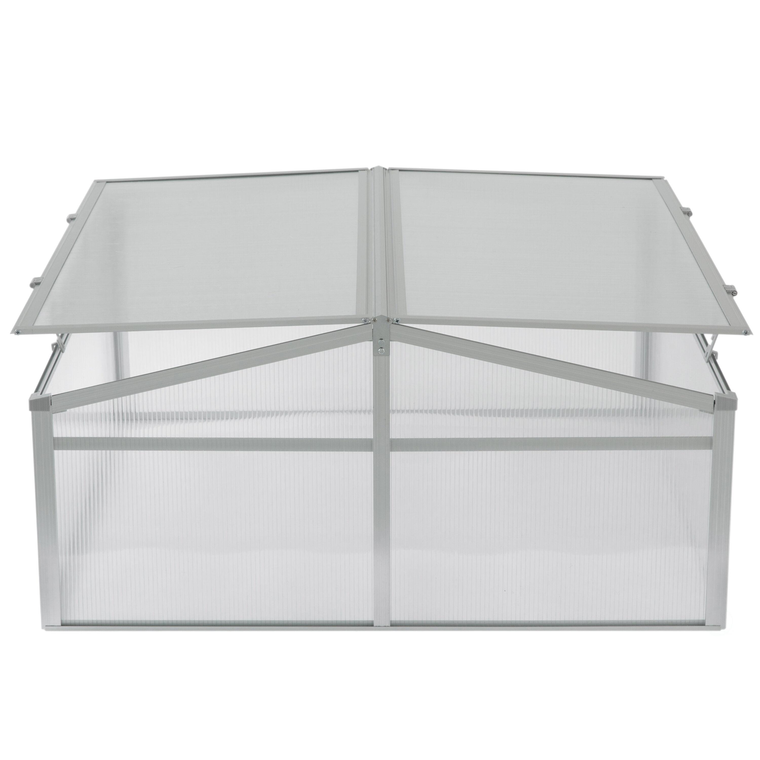 Gardenised 39.37" W x 39.37" D Mini Greenhouse