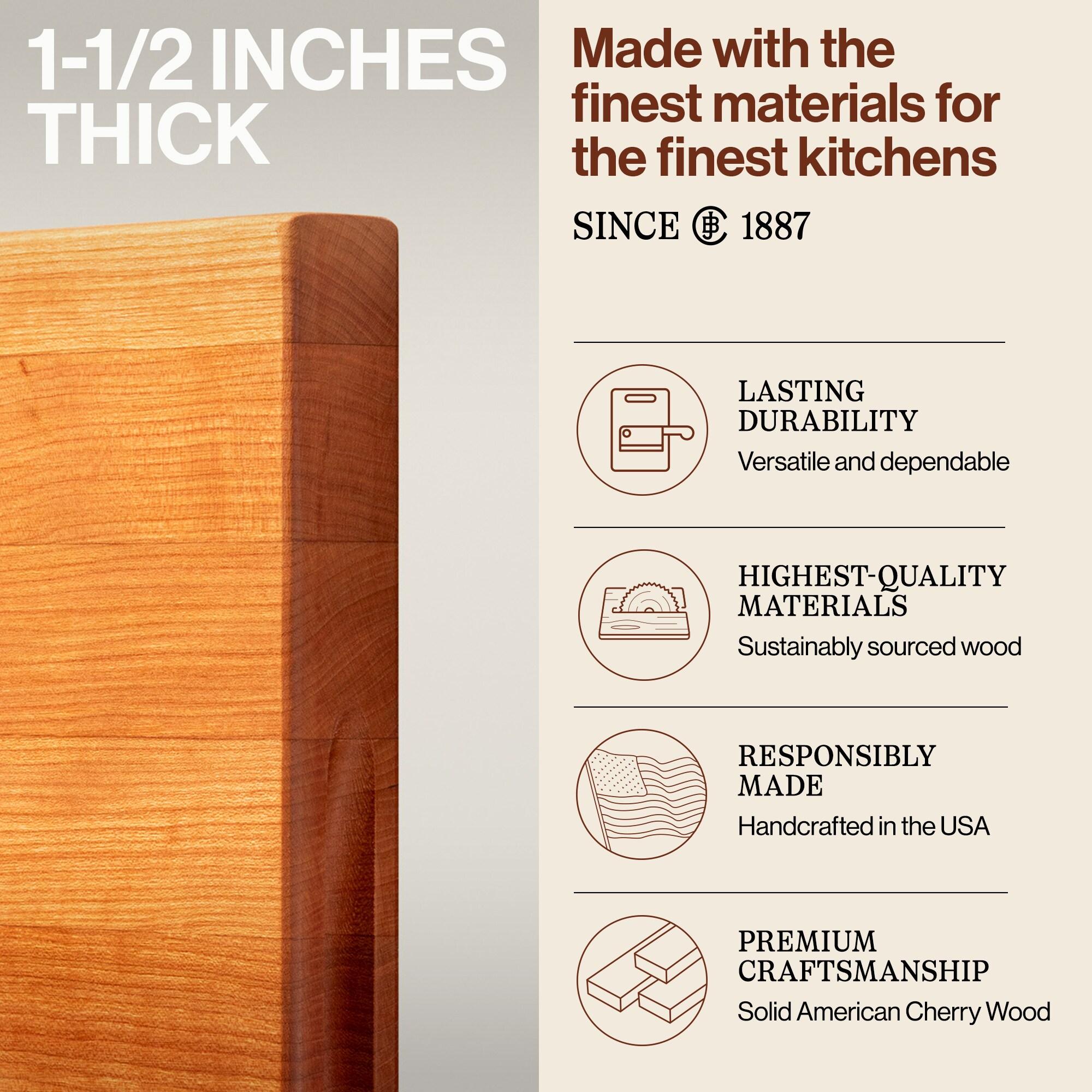John Boos 20"x15" Reversible Cherry Cutting Board