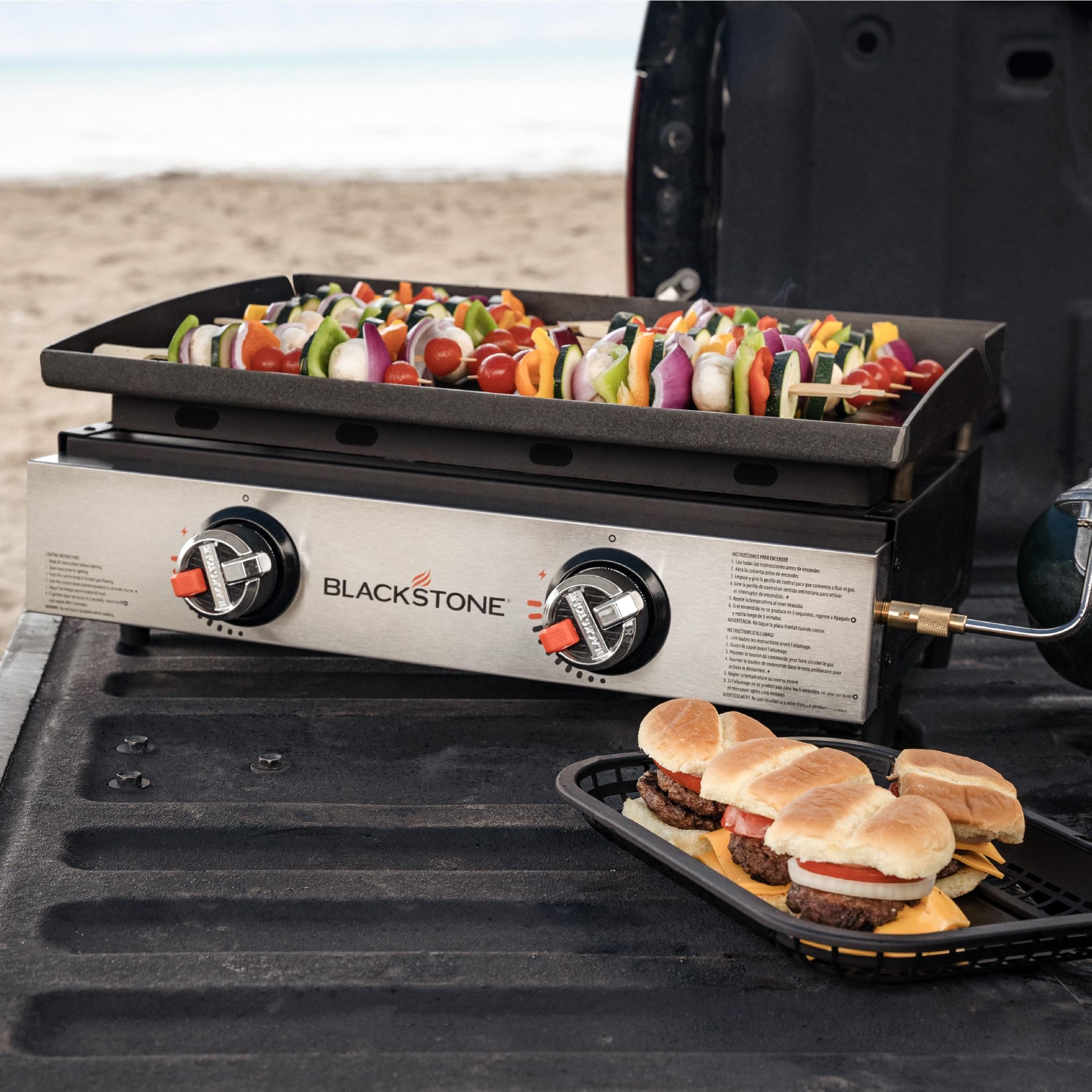 Blackstone 22" Original Omnivore Tabletop Griddle 2-Burner Liquid Propane Flat Top Grill